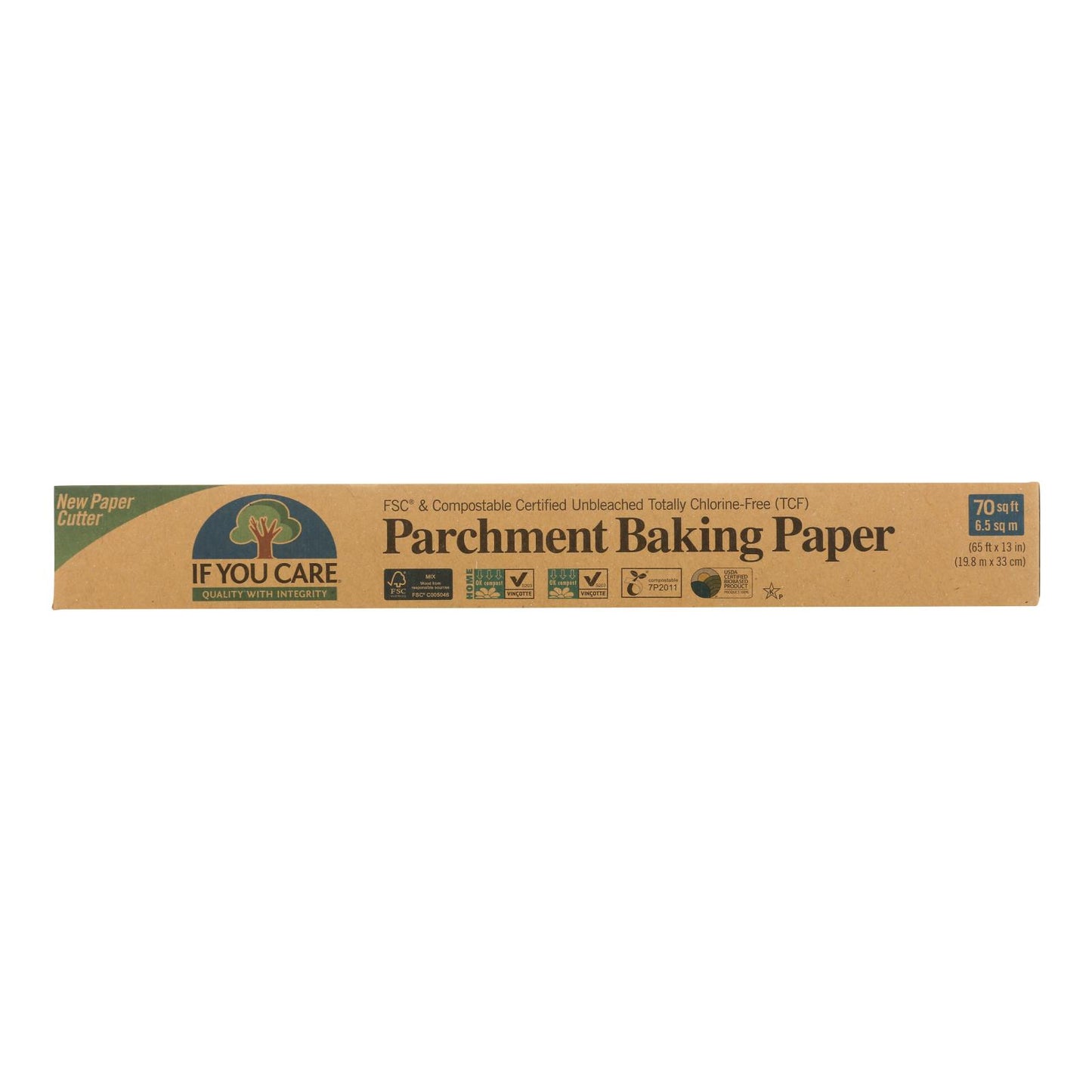 If You Care Parchment Paper - Case Of 12 - 70 Sq Ft Rolls