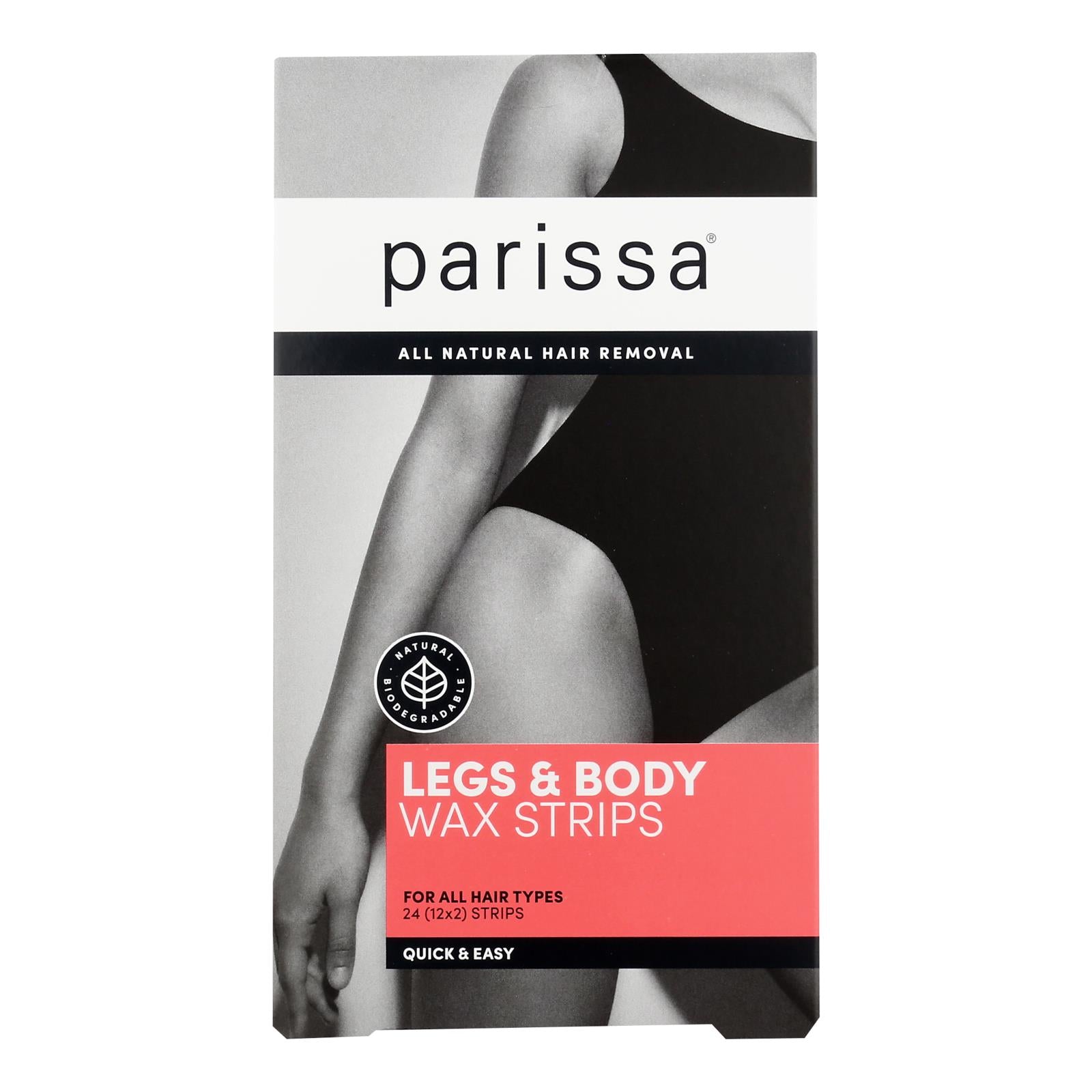 Parissa - Wax Strips Qk/ezy Lg Body - 1 Each 1-24 Ct