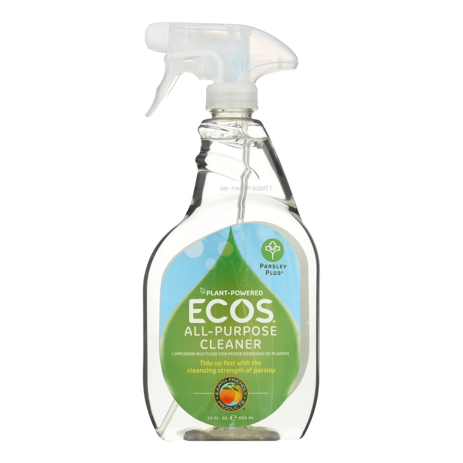 Earth Friendly Parsley Plus All Purpose Cleaner - Case Of 6 - 22 Fl Oz.