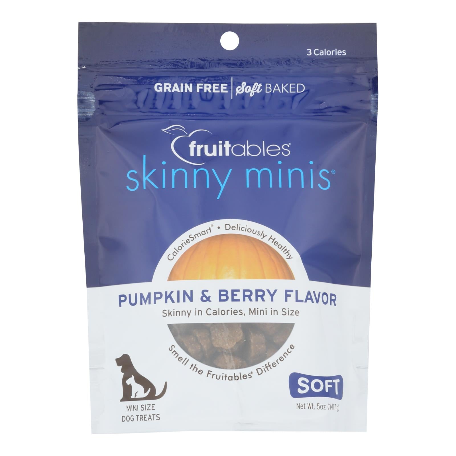 Fruitables - Dog Trts Chwy Pmpkn/berry - Case Of 12 - 5 Oz