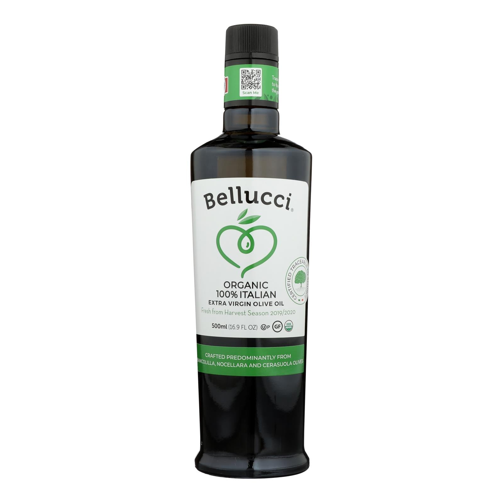 Bellucci Premium Olive Oil - Extra Virgin - Case Of 6 - 500 Ml