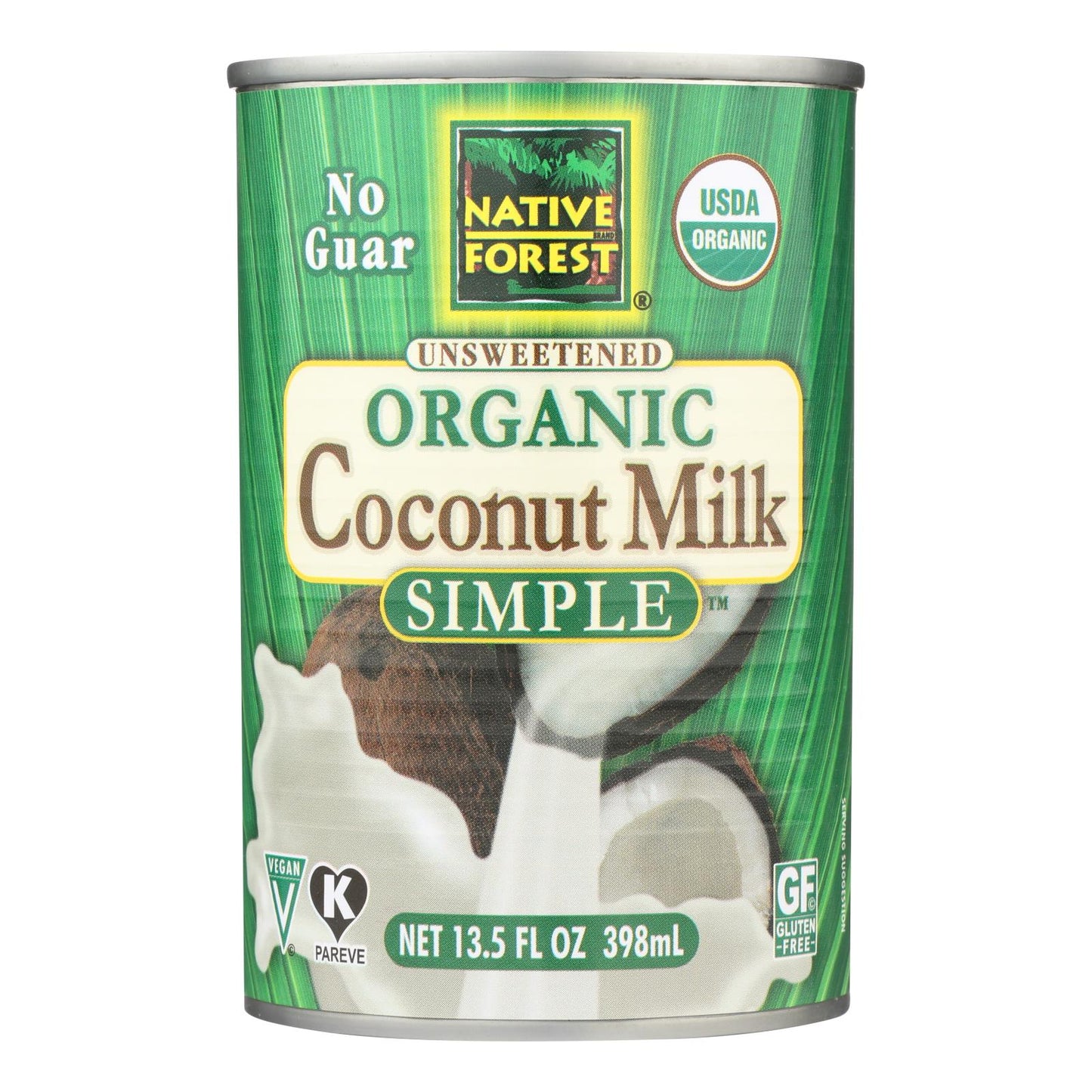 Native Forest Organic Coconut Milk - Pure And Simple - Case Of 12 - 13.5 Fl Oz