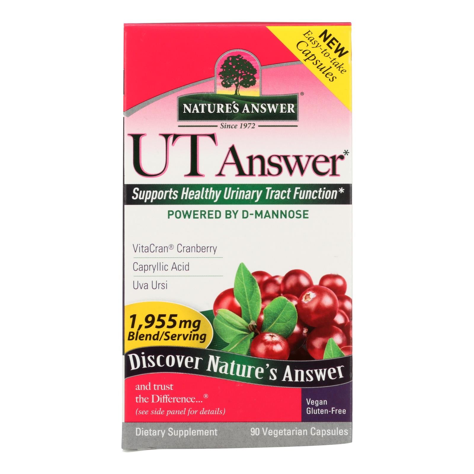 Nature's Answer Ut Answer Dietary Supplement  - 1 Each - 90 Vcap