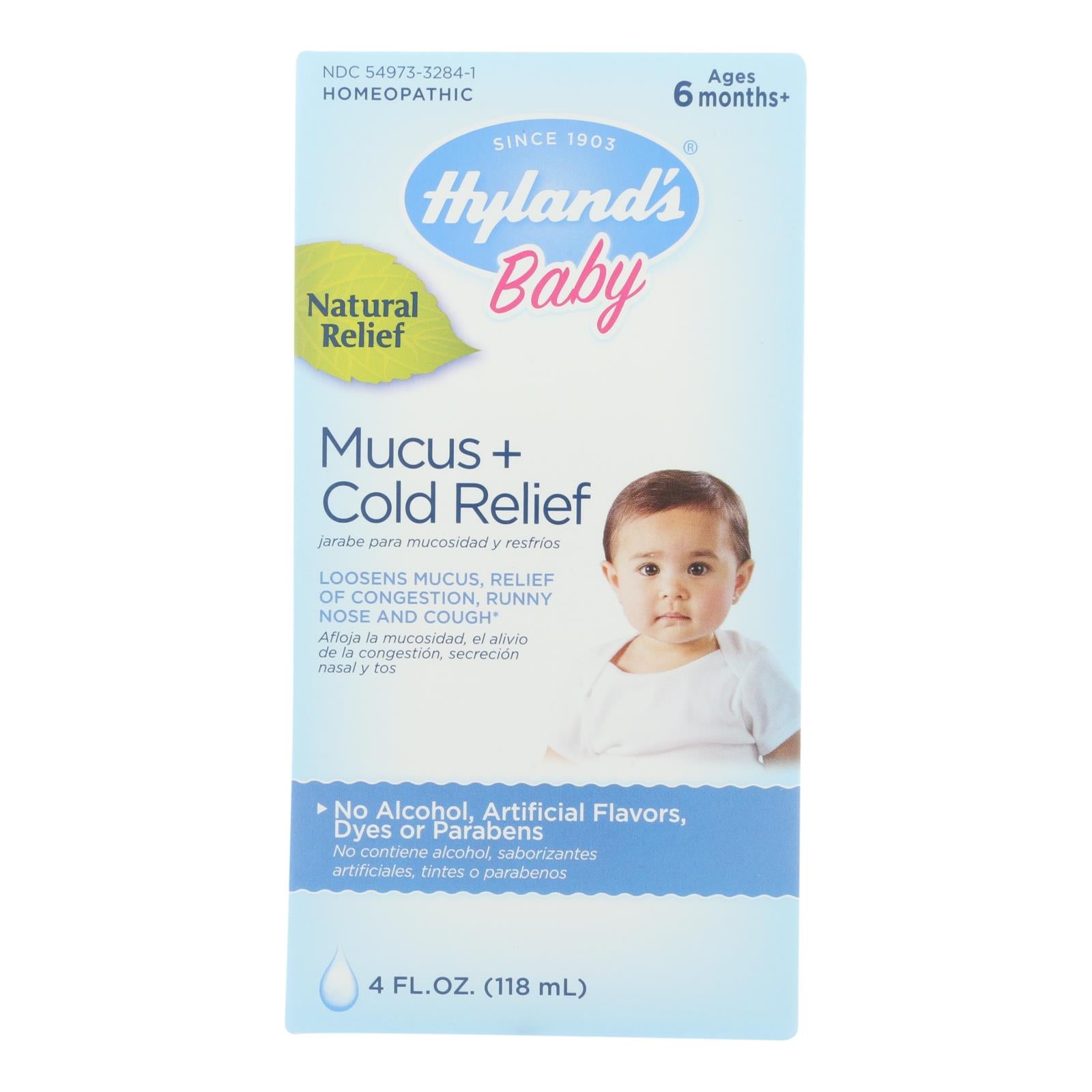 Hyland's Baby Mucous And Cold Relief Homeopathic Medicine  - 1 Each - 4 Oz