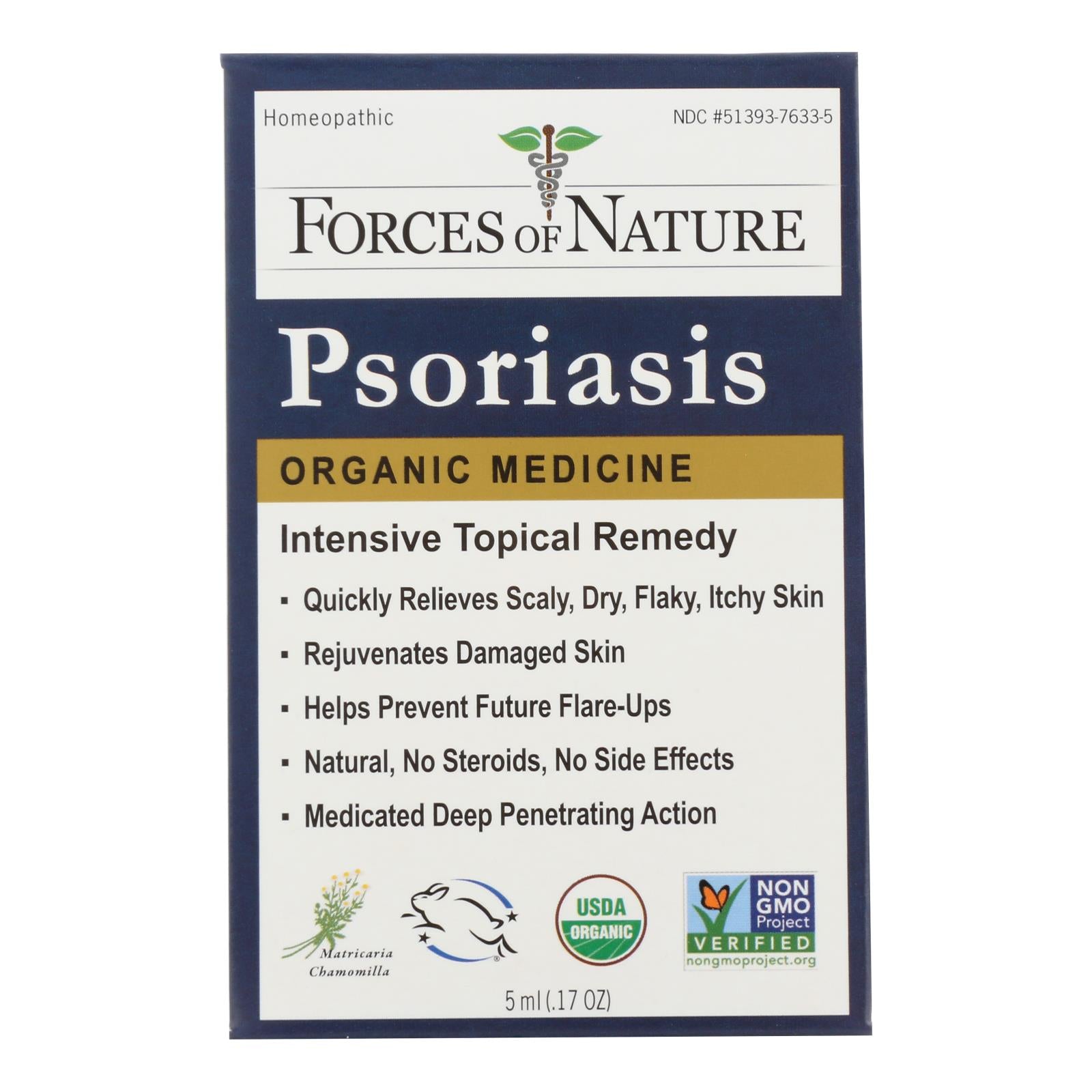 Forces Of Nature - Psoriasis Relief - 1 Each - 5 Ml