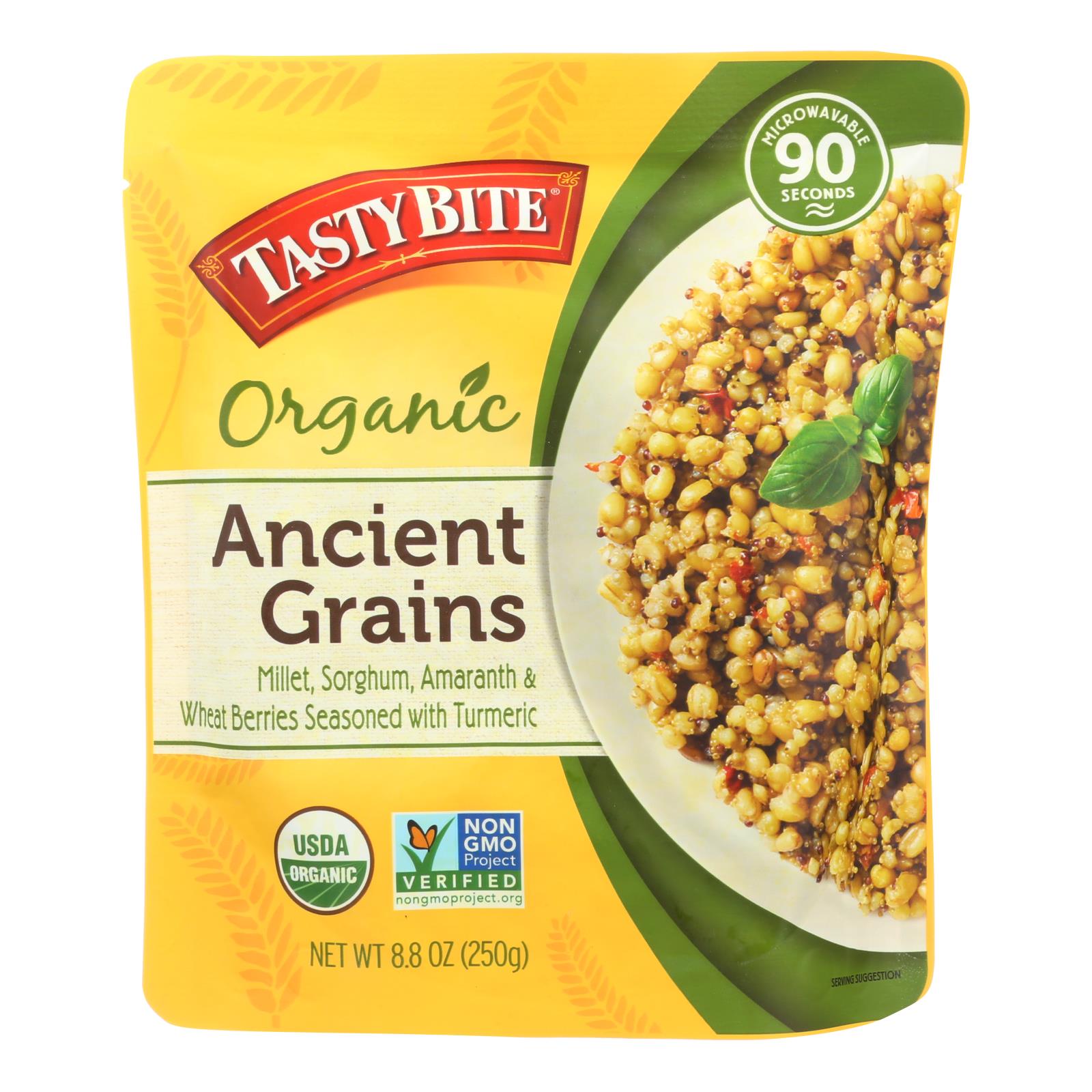 Tasty Bite Organic Ancient Grains - Case Of 6 - 8.80 Oz