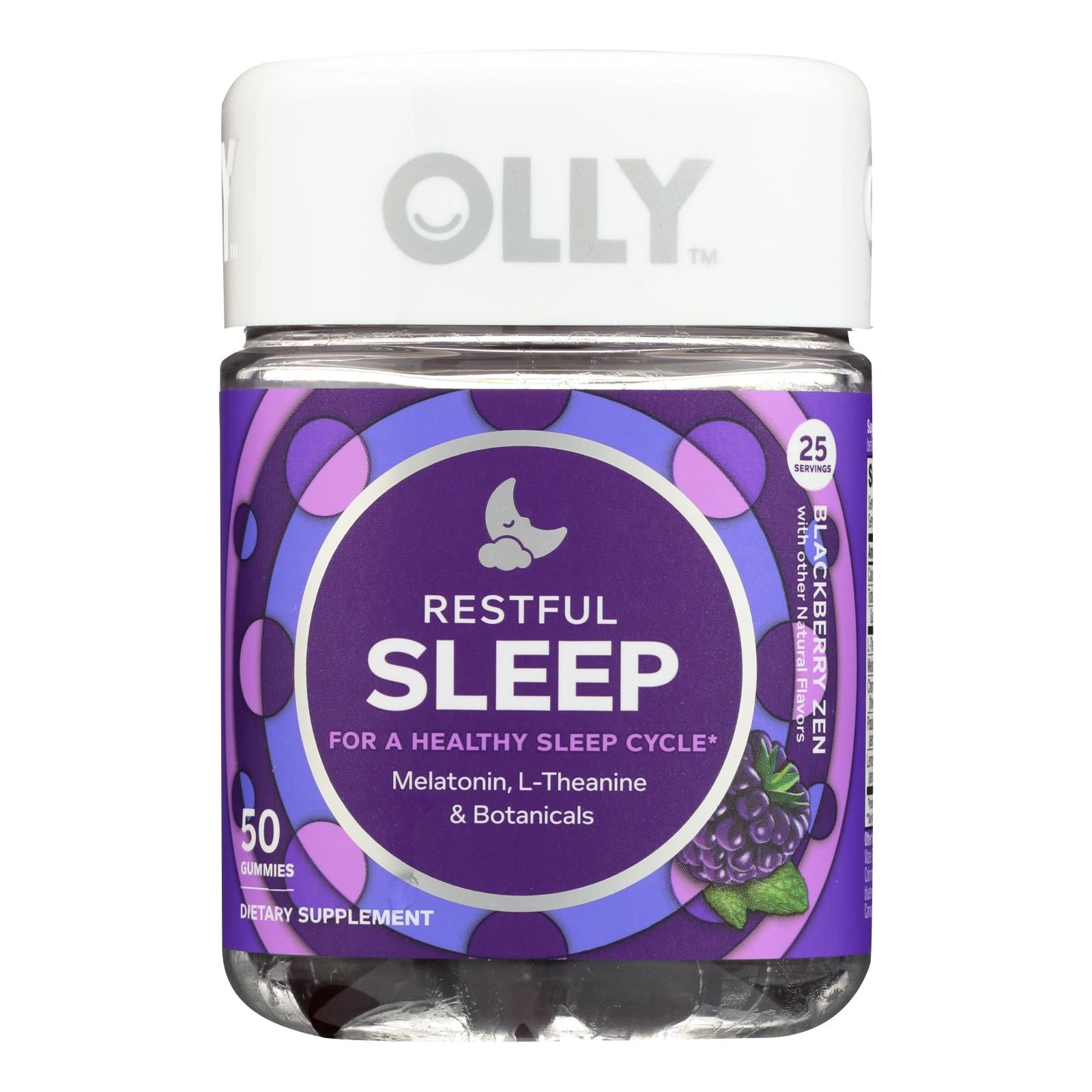 Olly - Supp Restful Sleep Blkbry - 1 Each - 50 Ct