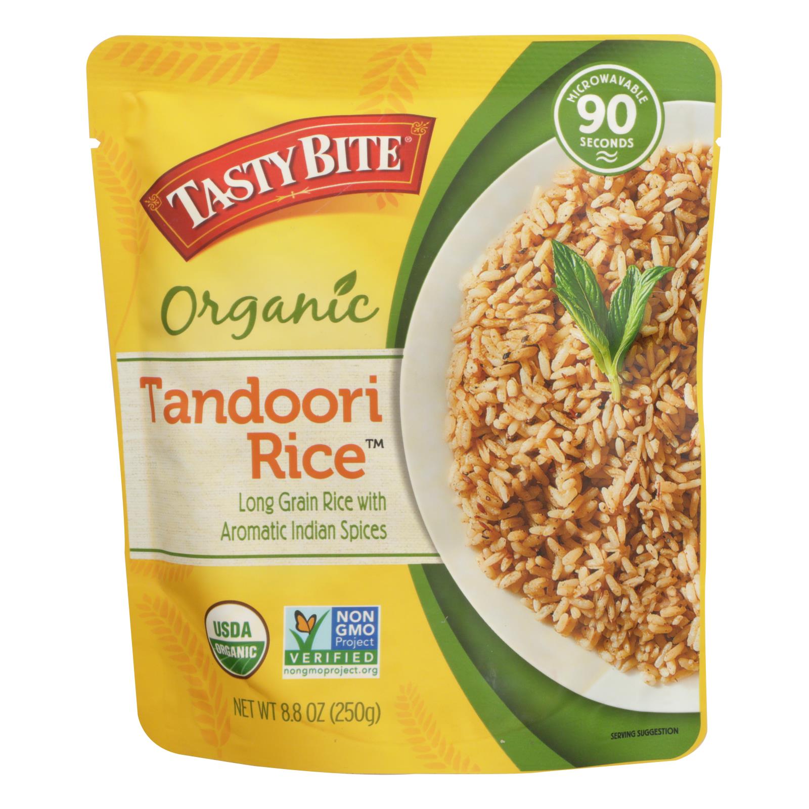 Tasty Bite Ready To Eat Tandoori Rice  - Case Of 6 - 8.8 Oz