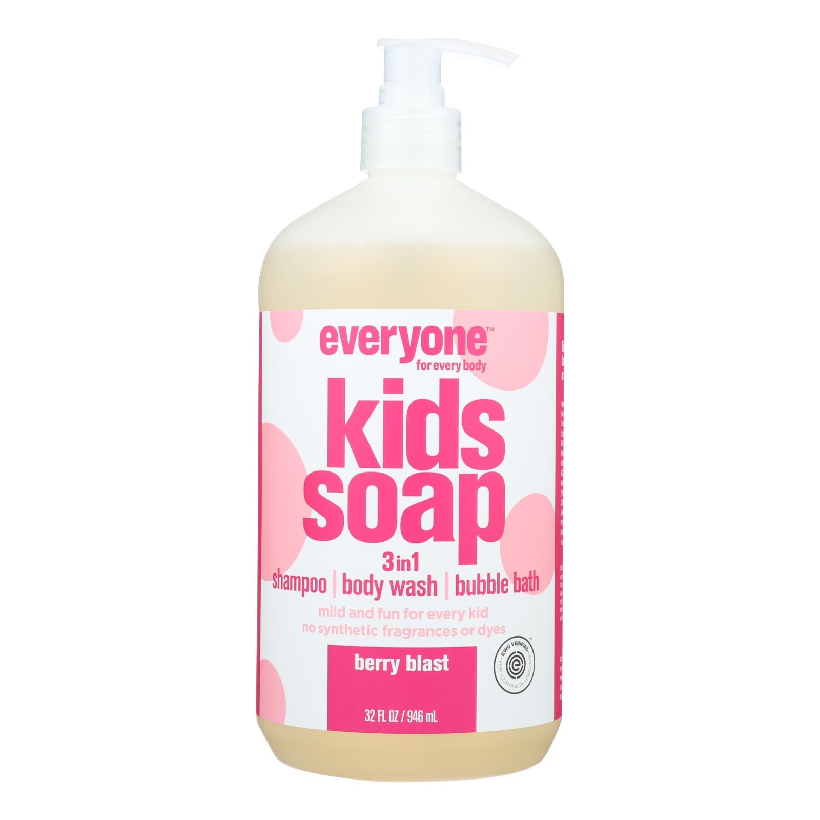 Everyone - Soap 3 In 1 Kds Berry Blast - 32 Fz