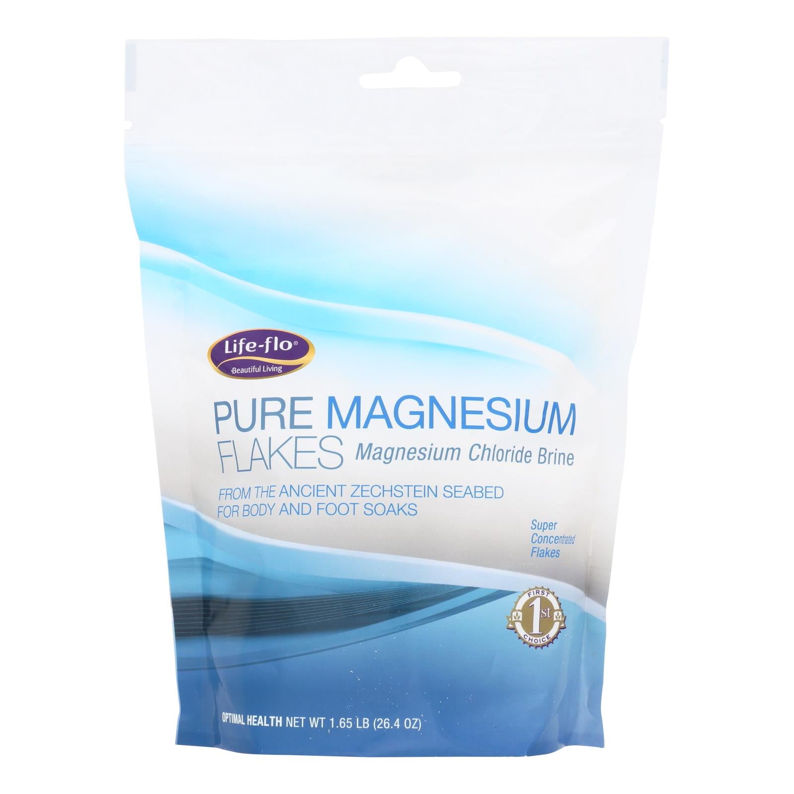 Life Flo - Magnesium Flakes Pure - 1 Each - 1.65 Lb