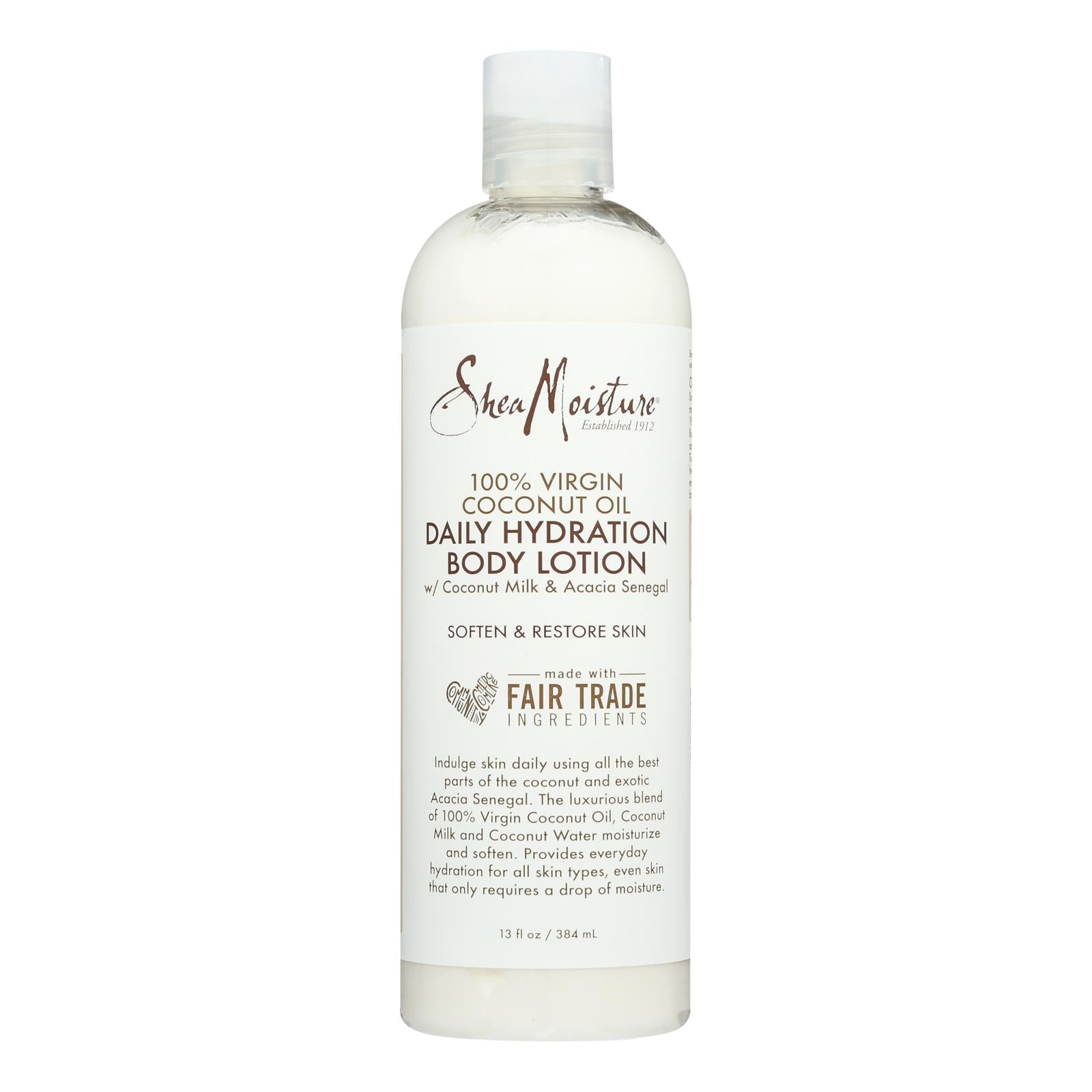 Shea Moisture - Body Lotion Vir Coconut Oil - 1 Each - 13 Oz