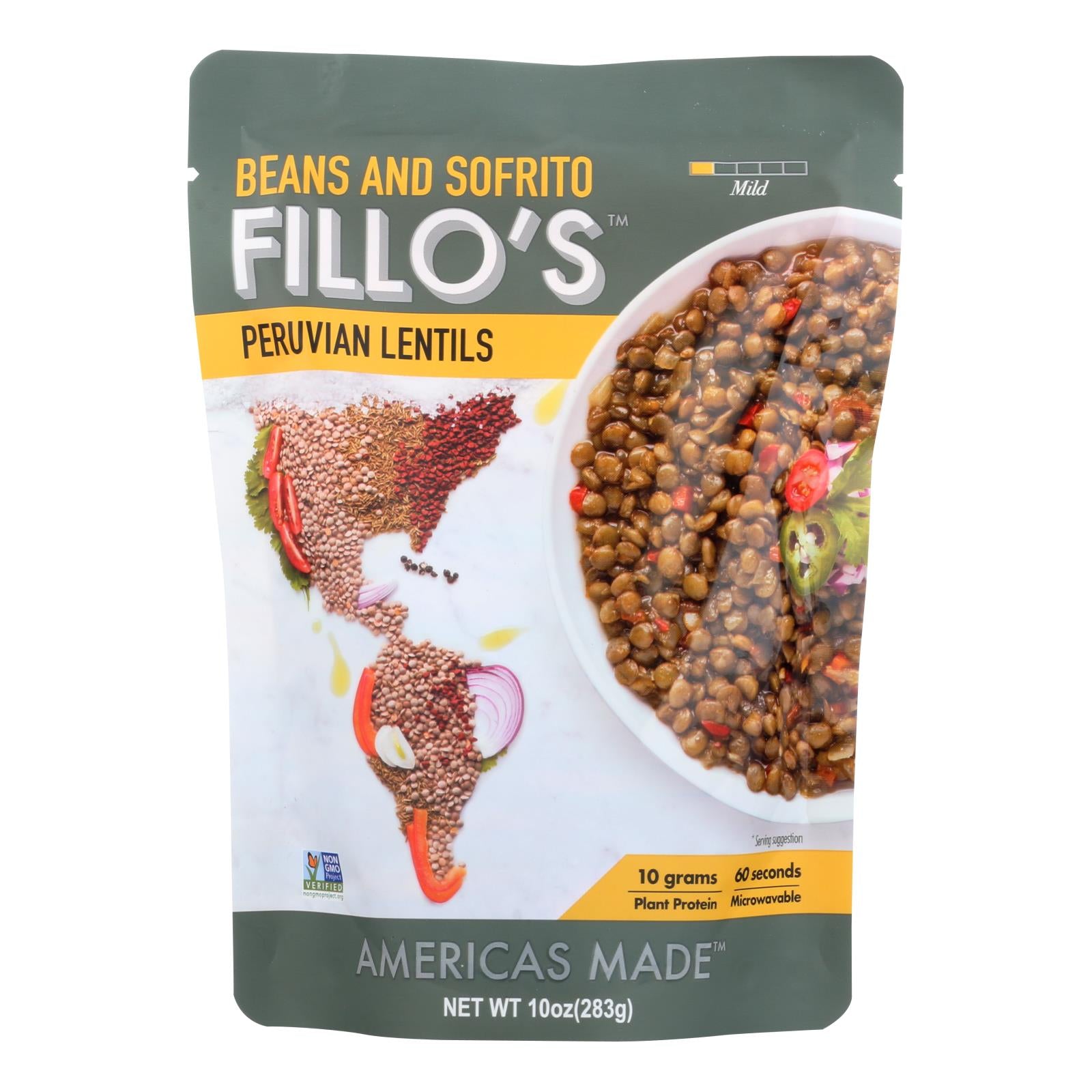 Fillo's Beans - Peruvian Lentils - Case Of 6 - 10 Oz.