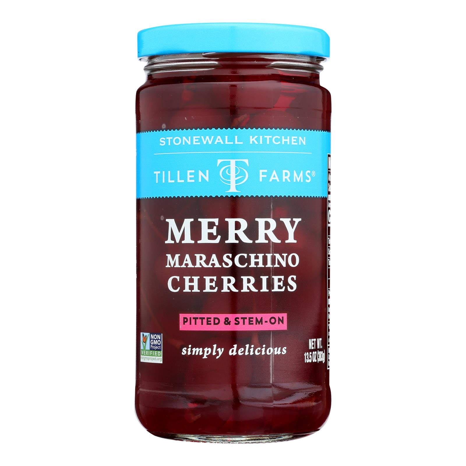 Tillen Farms - Cherries Maraschino - Case Of 6-13.5 Oz