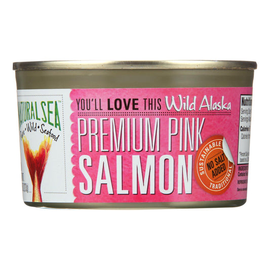 Natural Sea Wild Pink Salmon, Unsalted - 1 Each 1 - 7.5 Oz