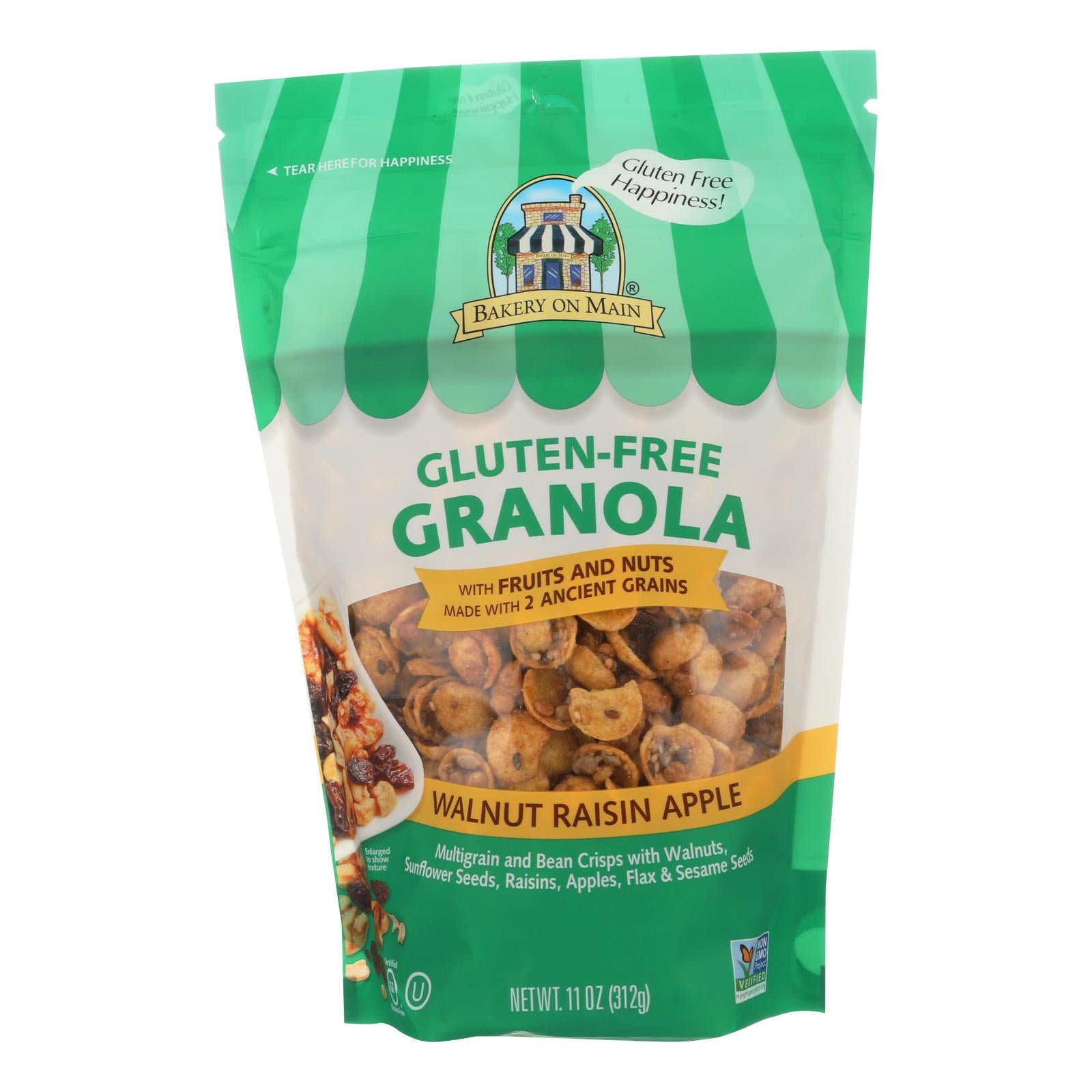 Bakery On Main Gluten Free Granola - Apple Raisin Walnut - Case Of 6 - 12 Oz.