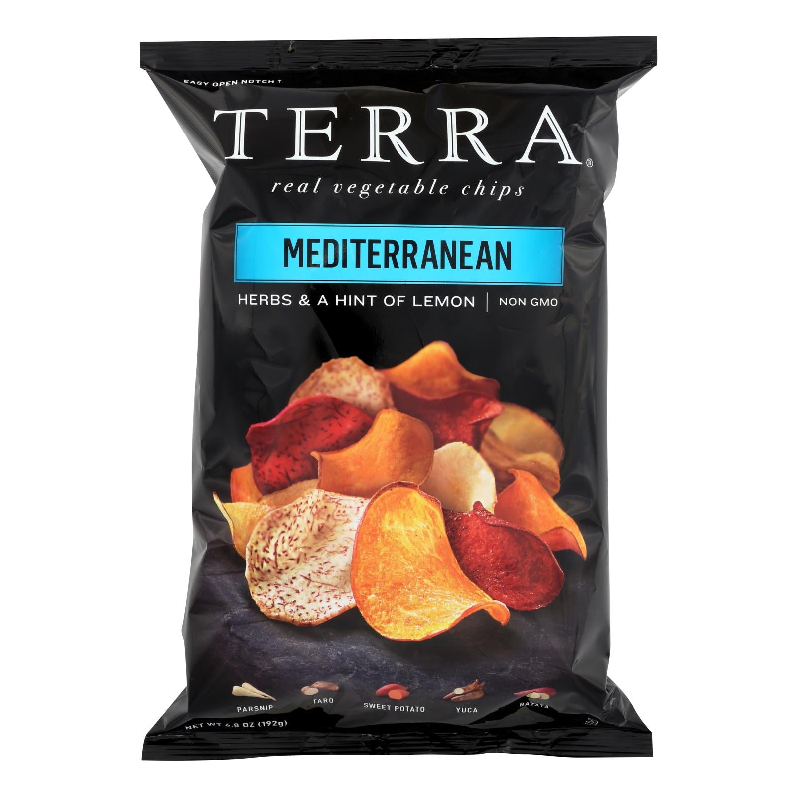 Terra Chips Exotic Vegetable Chips - Mediterranean - Case Of 12 - 6.8 Oz.