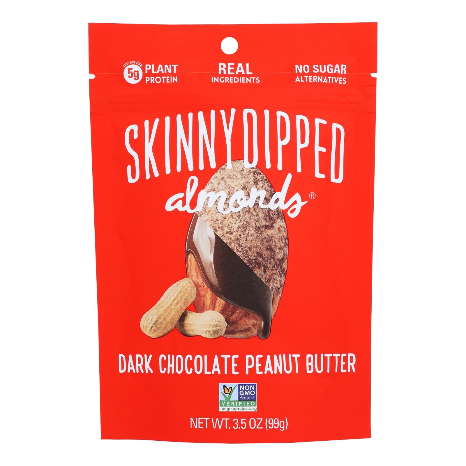 Skinnydipped - Dip Almond Peanut Butter - Case Of 10-3.5 Oz