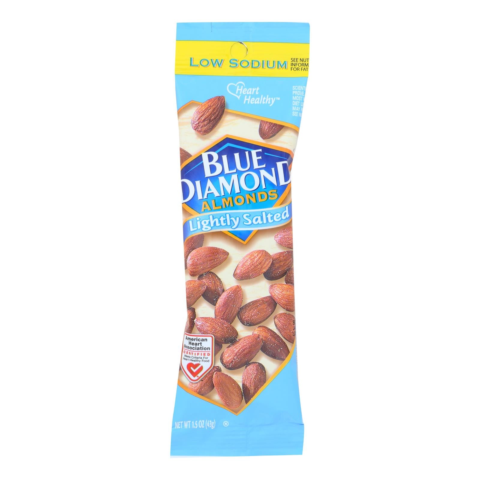 Blue Diamond Lightly Salted Almonds - Case Of 12 - 1.5 Oz