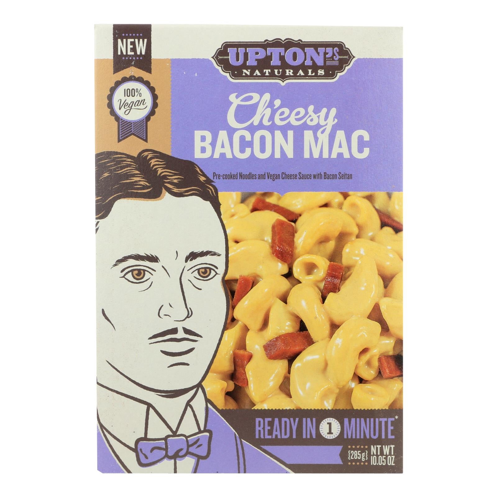 Upton's Naturals Macaroni - Ch'eesy Bacon - Case Of 6 - 10.05 Oz