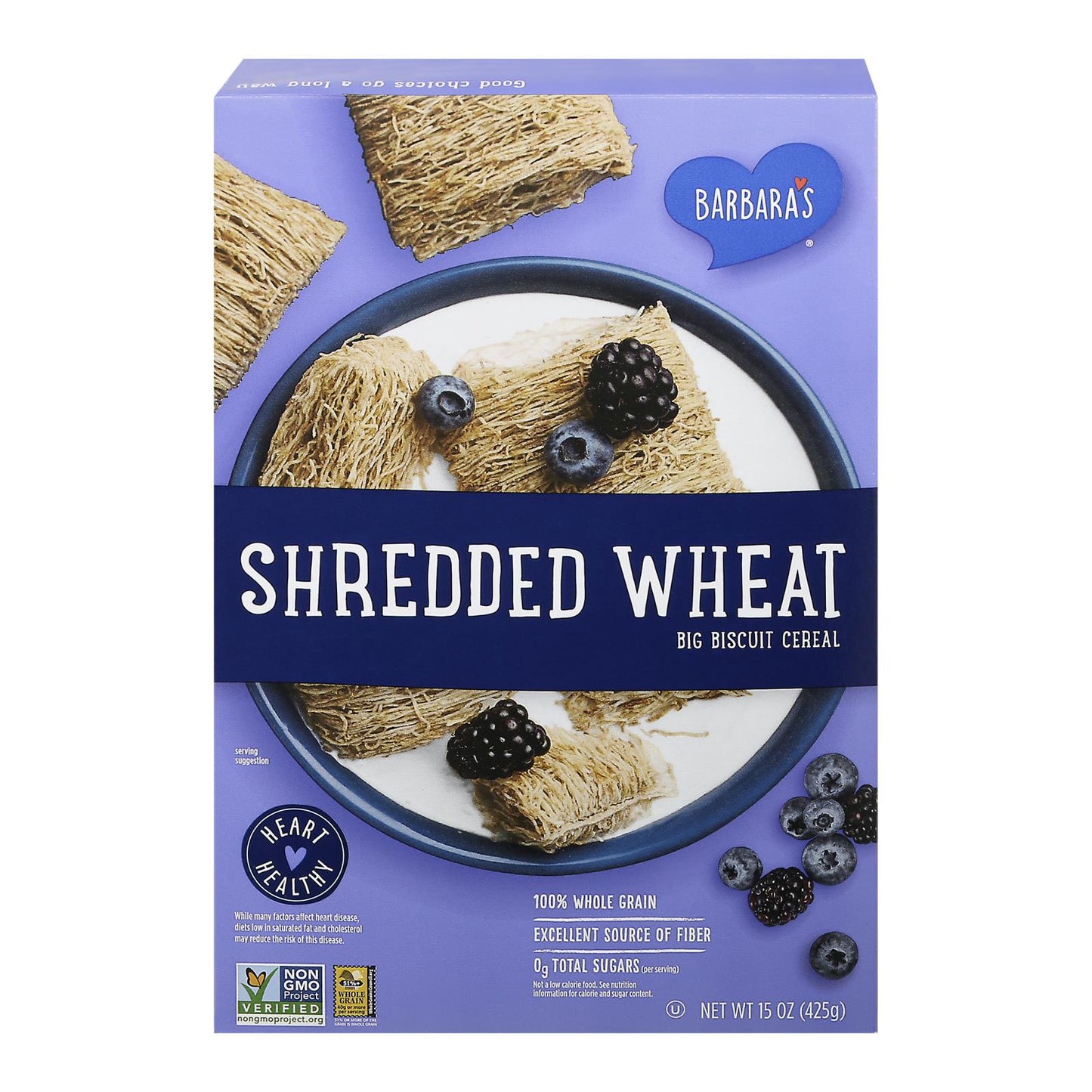 Barbara's Bakery - Shredded Wheat - Case Of 12-15 Oz
