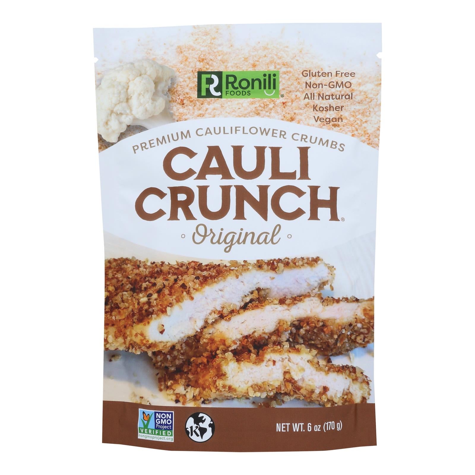 Cauli-crunch - Cauliflwr Crumbs Original - Cs Of 6-6 Oz