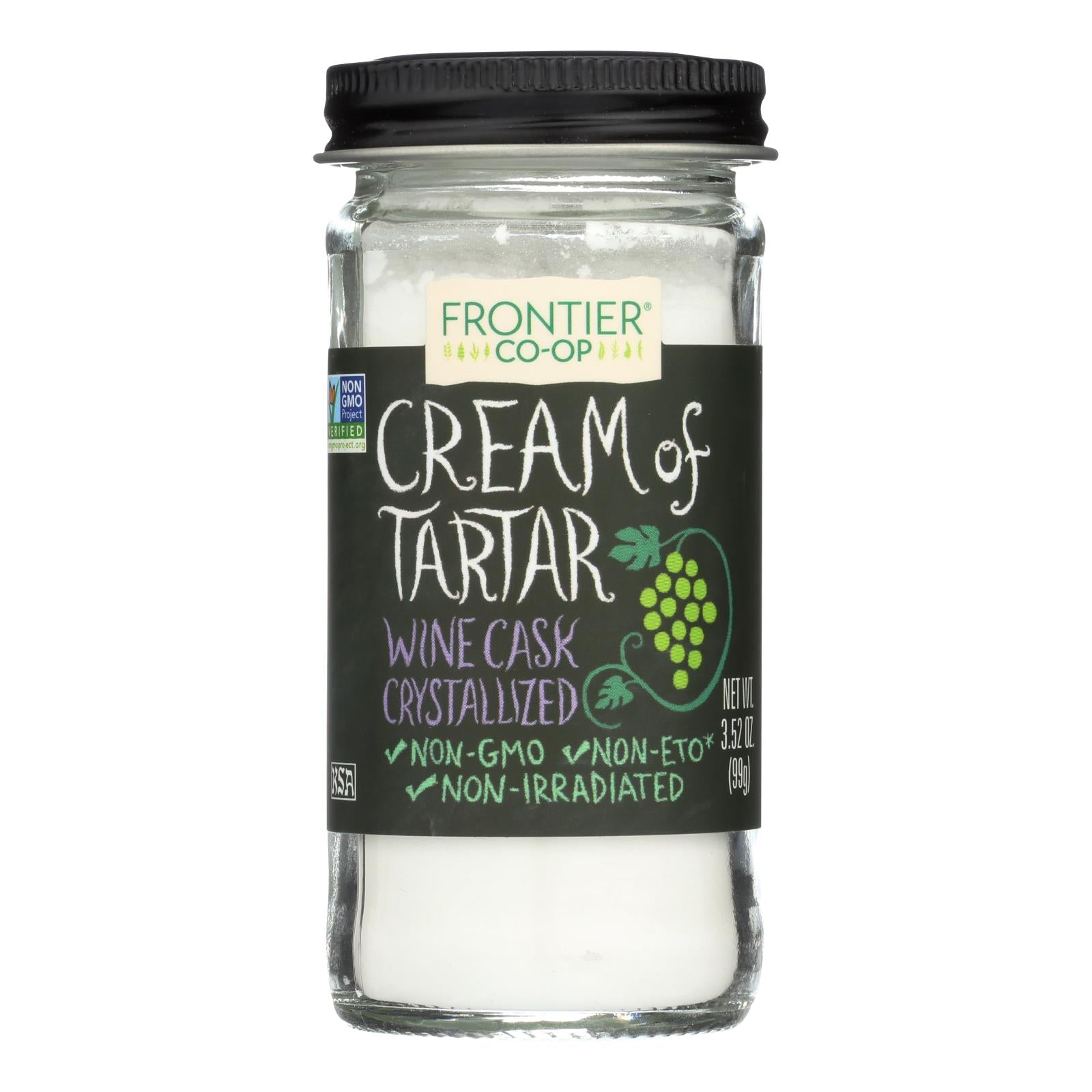 Frontier Herb Cream Of Tartar - 3.52 Oz