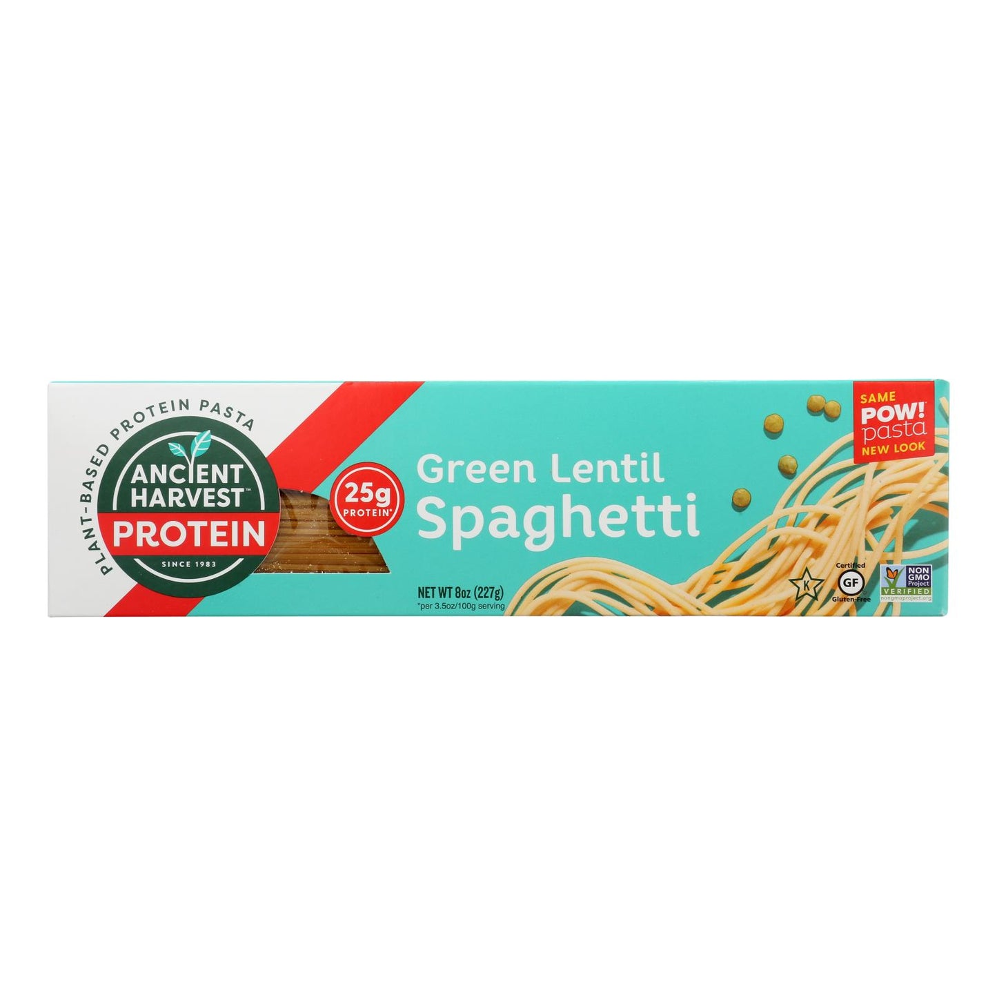 Ancient Harvest Green Lentil & Quinoa Supergrain Pasta - Spaghetti - Case Of 6 - 8 Oz