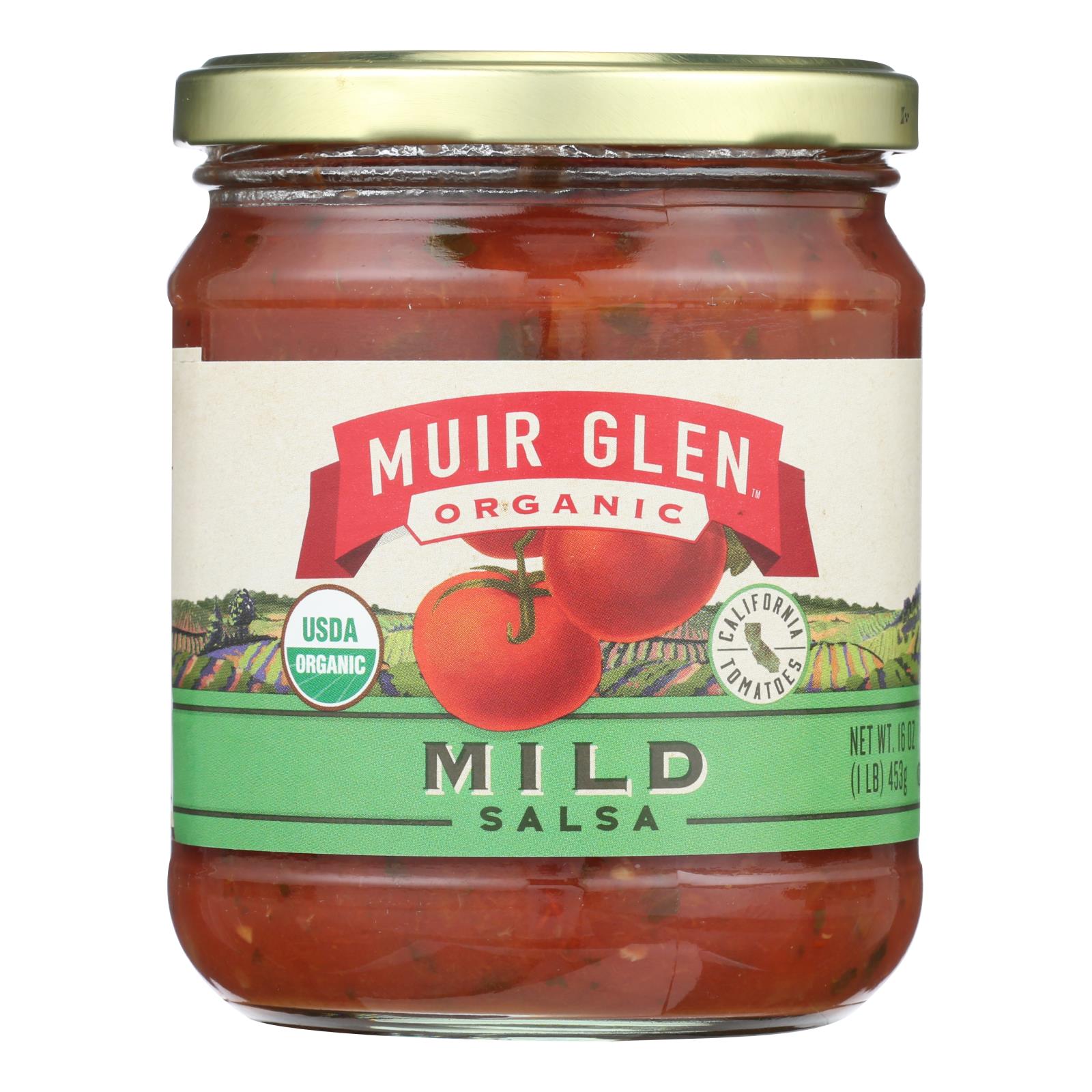 Muir Glen Muir Glen Mild Salsa - Tomato - Case Of 12 - 16 Oz.