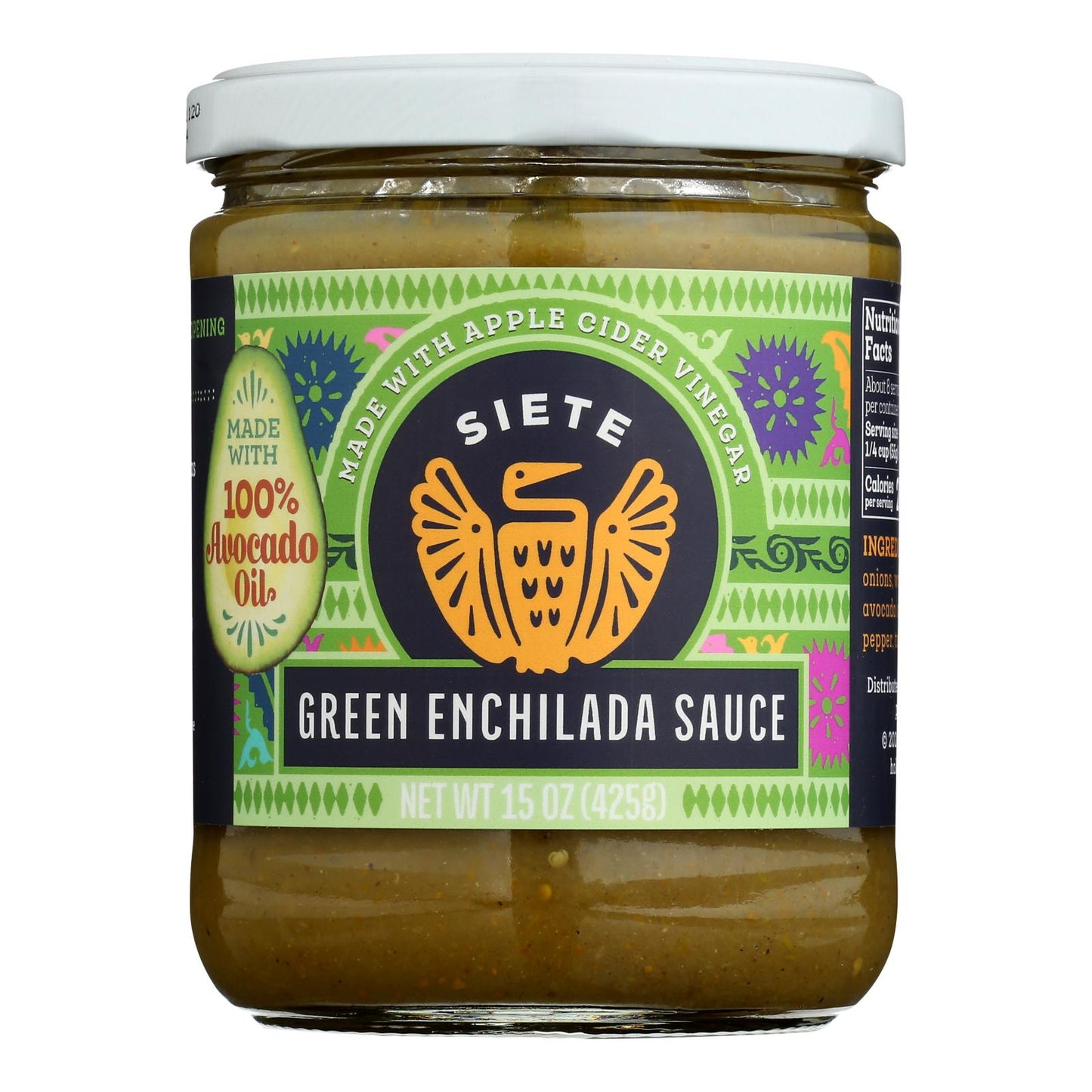 Siete - Sauce Green Enchilada - Case Of 6-16 Oz