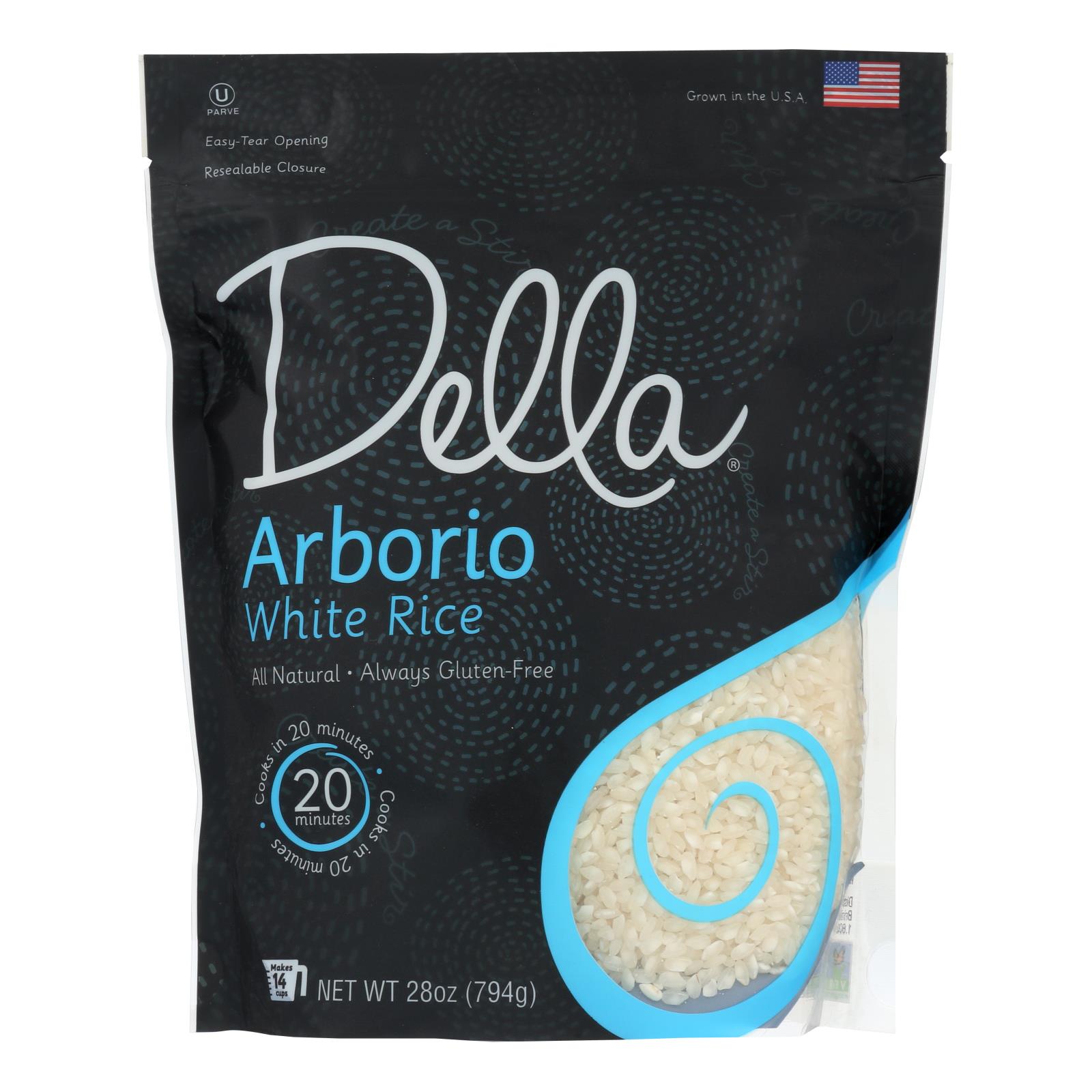 Della - Arborio White Rice - Case Of 6 - 28 Oz.