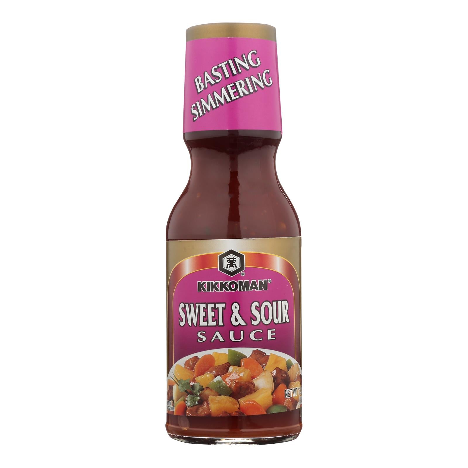 Kikkoman Soy Sauce - Sweet And Sour - Case Of 12 - 11.5 Oz.