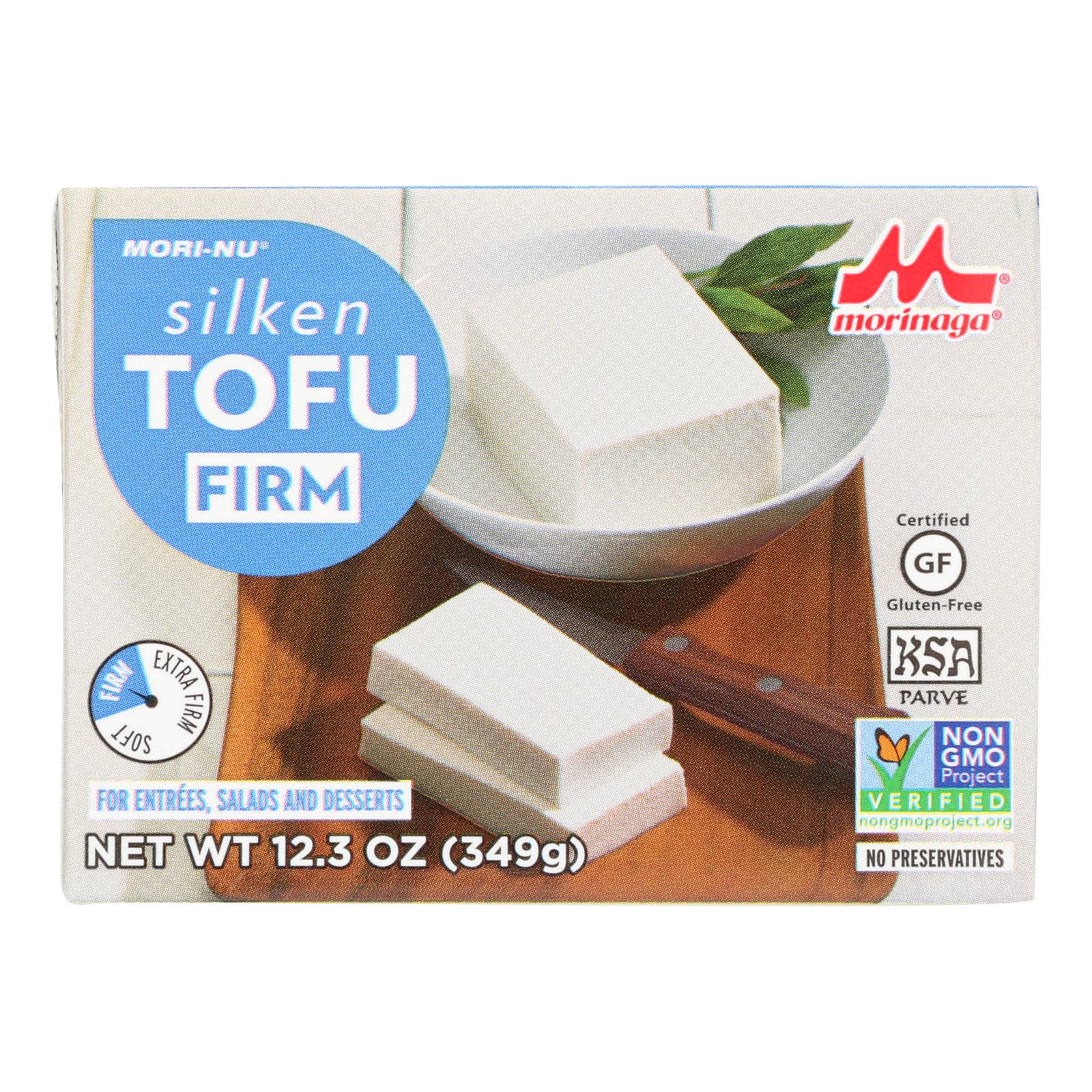 Mori-nu Silken Tofu - Firm - Case Of 12 - 12.3 Oz.