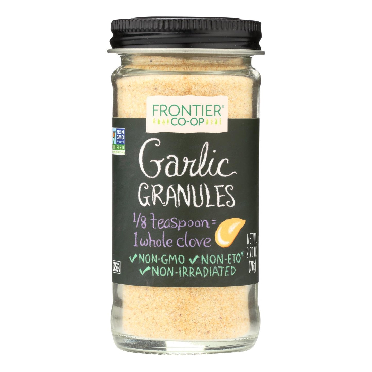 Frontier Herb Garlic - Granules - 2.70 Oz