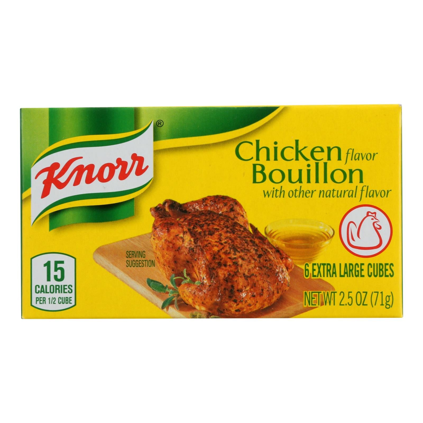 Knorr Bouillon Cubes - Chicken - Extra Large - 2.5 Oz - Case Of 24