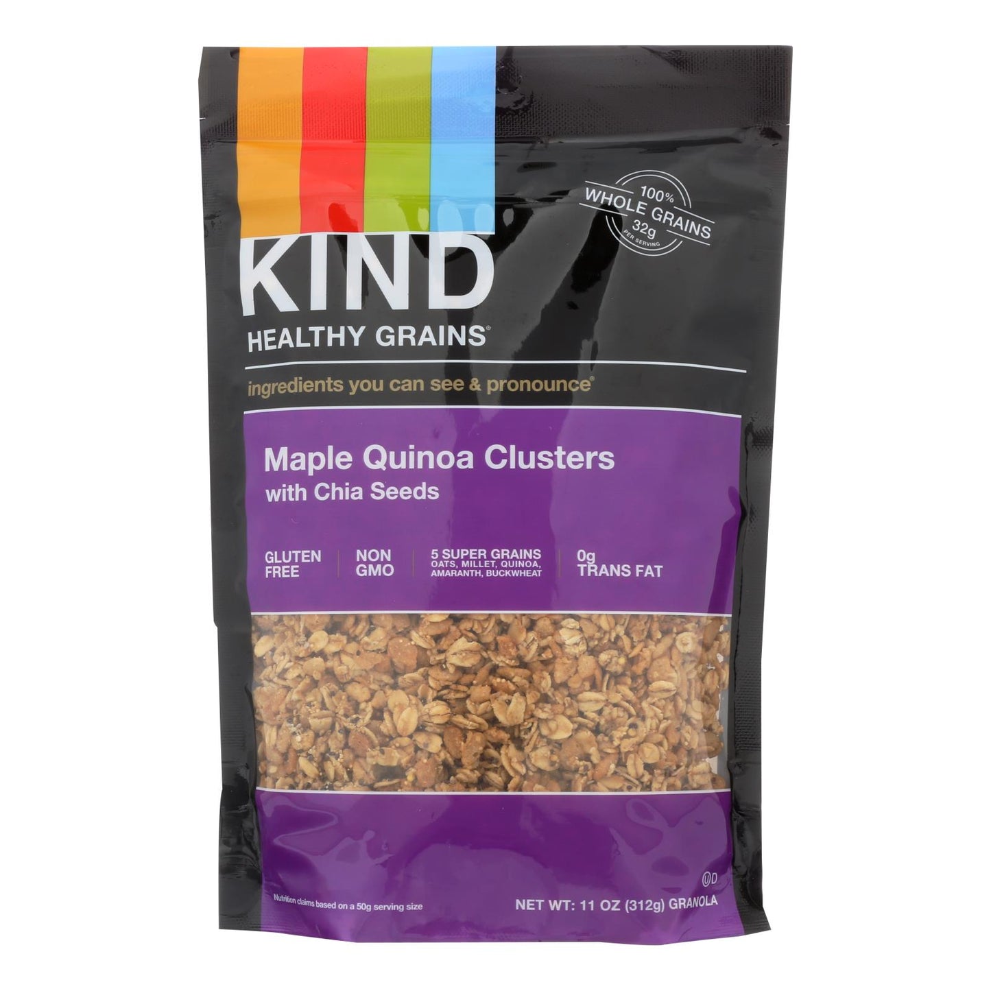 Kind Fruit And Nut Bars Clusters - Maple Walnut With Chia And Quinoa - 11 Oz - Case Of 6