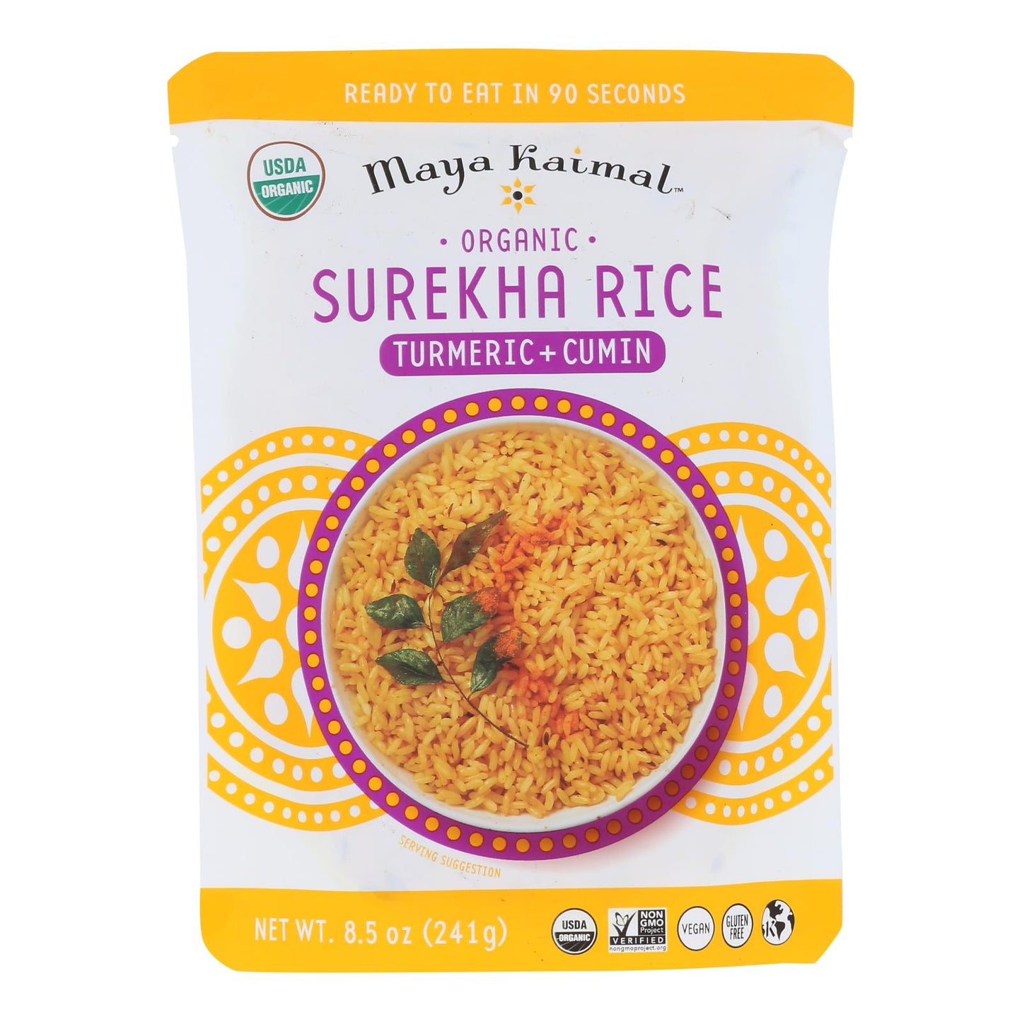 Maya Kaimal - Rice Surekha Turmeric - Case Of 6 - 8.5 Oz