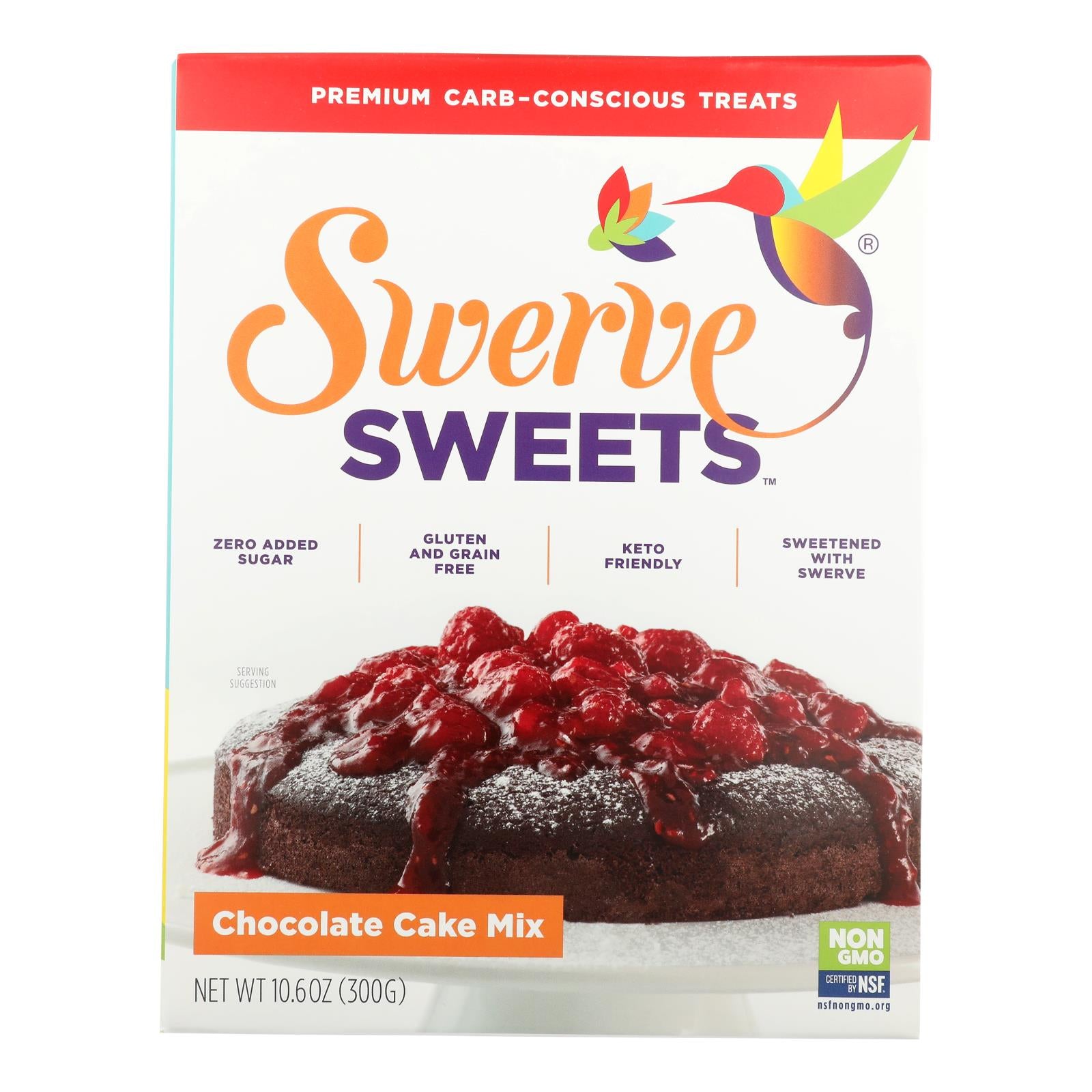 Swerve Sweets™ Chocolate Cake Mix - Case Of 6 - 10.6 Oz