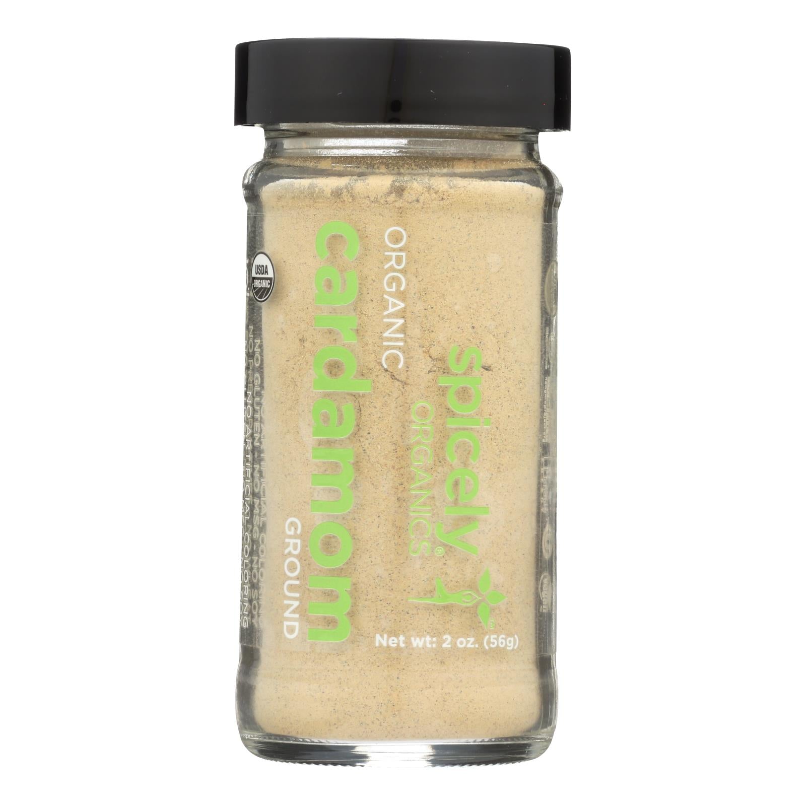 Spicely Organics - Organic Cardamom - Ground - Case Of 3 - 2 Oz.