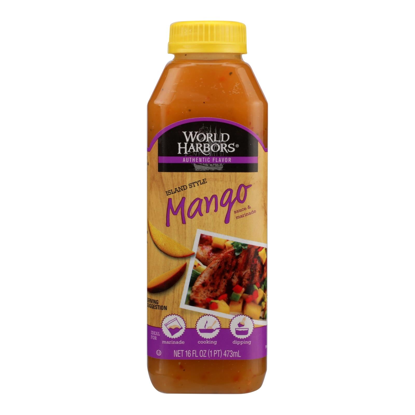 World Harbor Island Mango Sauce - Case Of 6 - 16 Oz.