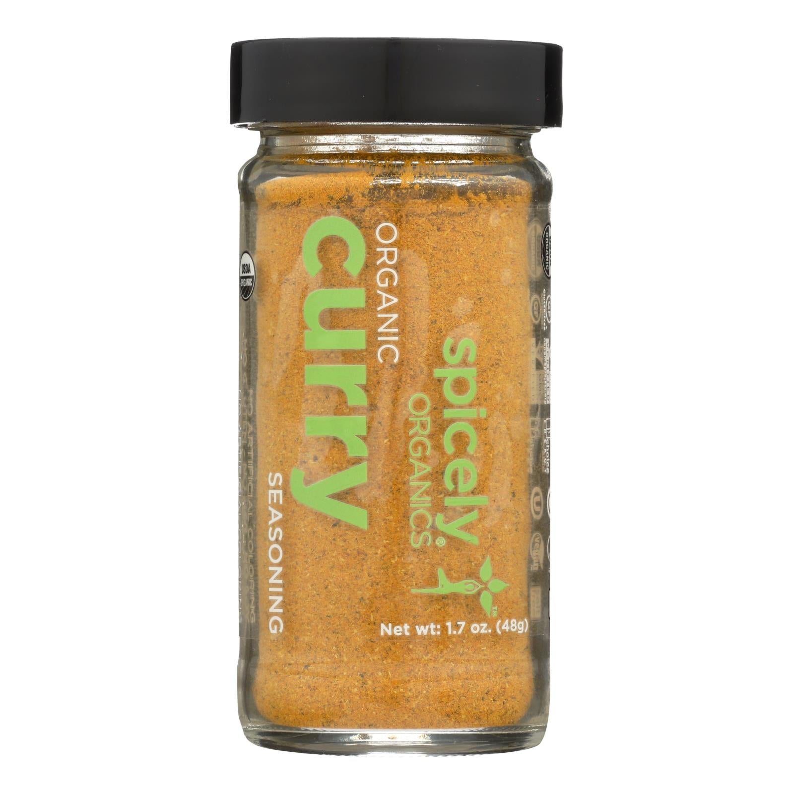 Spicely Organics - Organic Curry - Powder - Case Of 3 - 1.7 Oz.