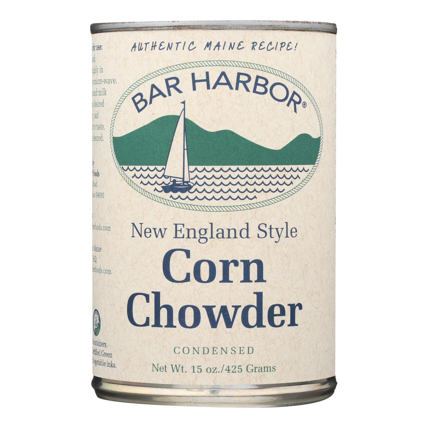 Bar Harbor - Corn Chowder - Case Of 6 - 15 Oz.