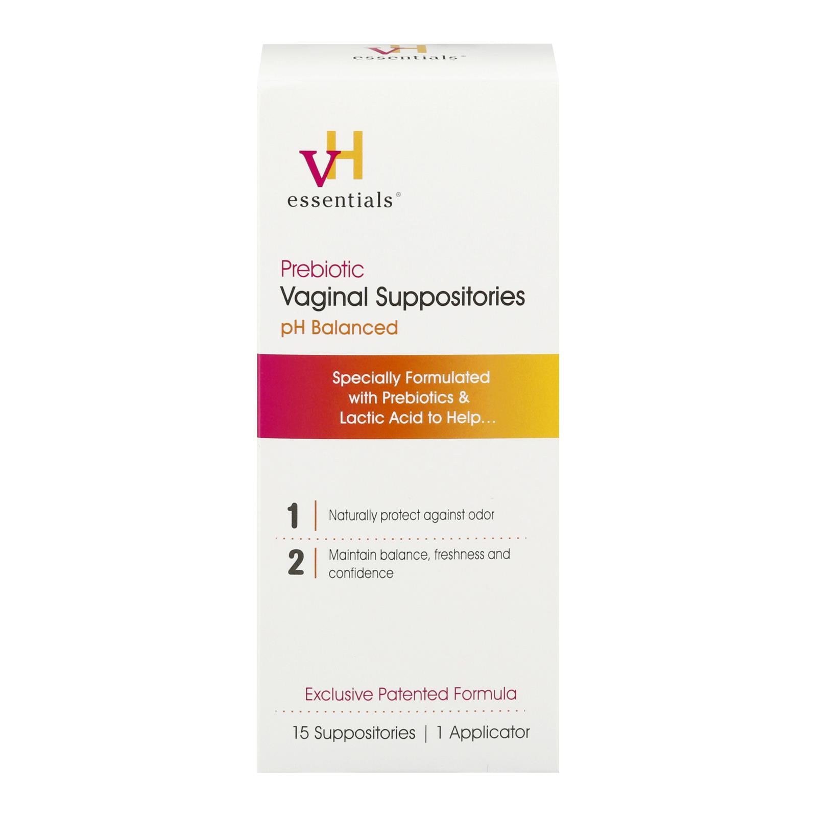 Vh Essentials - Vaginal Suppositories Pre - 1 Each - 15 Ct