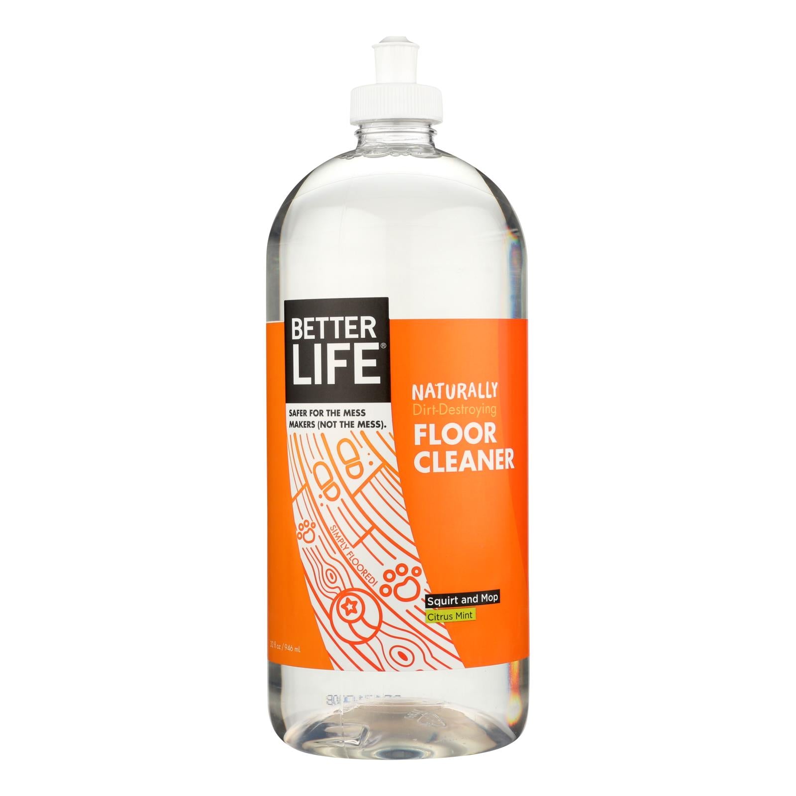 Better Life - Floor Cleaner Citrus Mint - Case Of 6-32 Fz