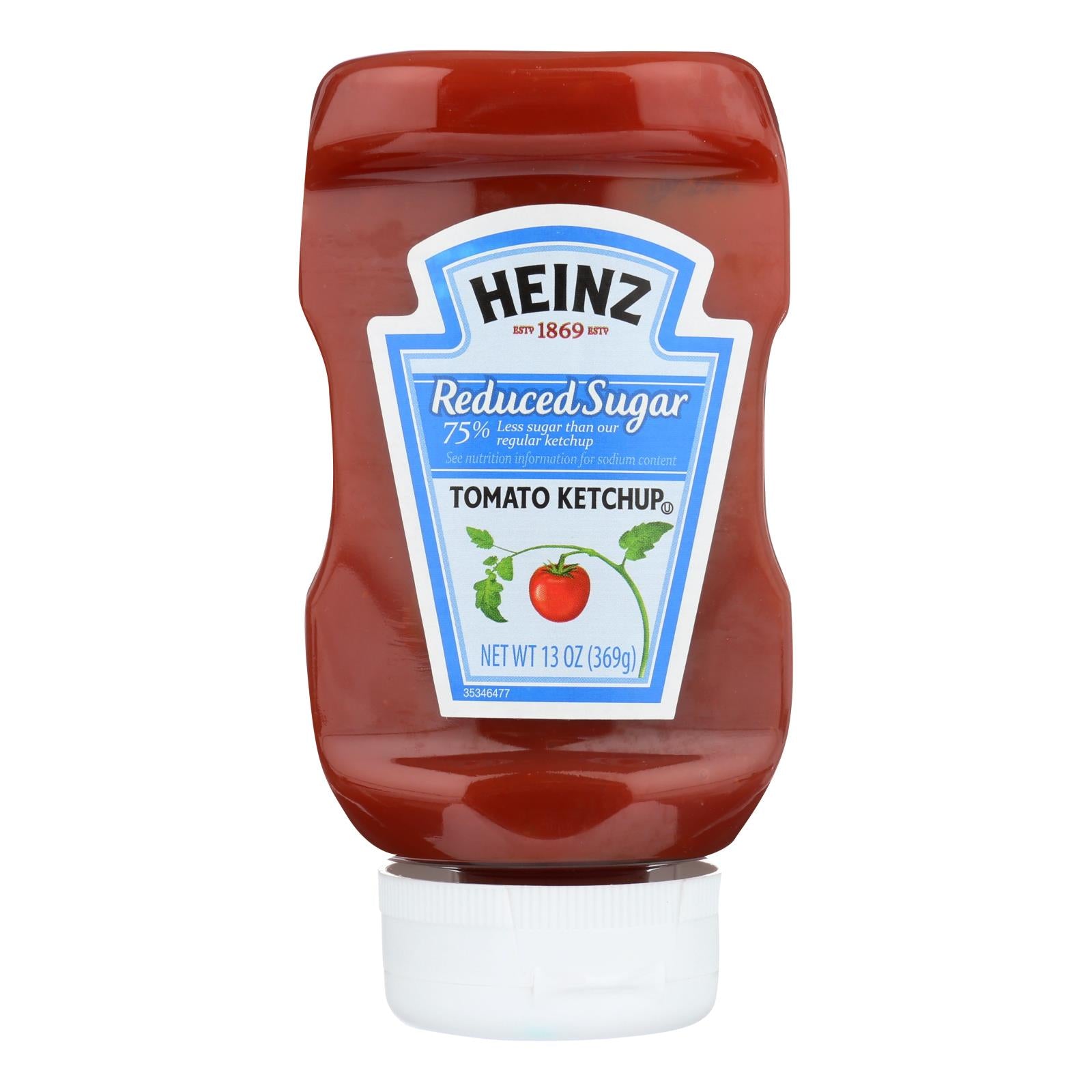 Heinz Ketchup, Reduced Sugar  - Case Of 6 - 13 Oz