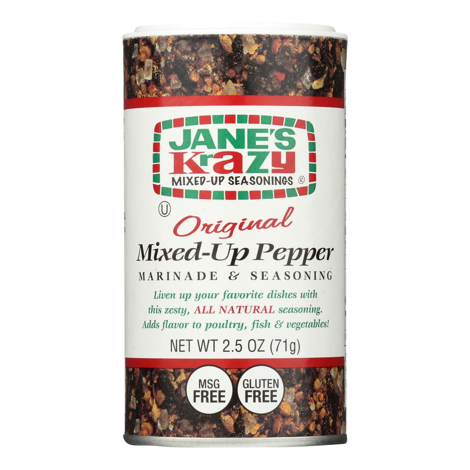 Jane's Krazy - Mixed Up Pepper - Case Of 12 - 2.5 Oz