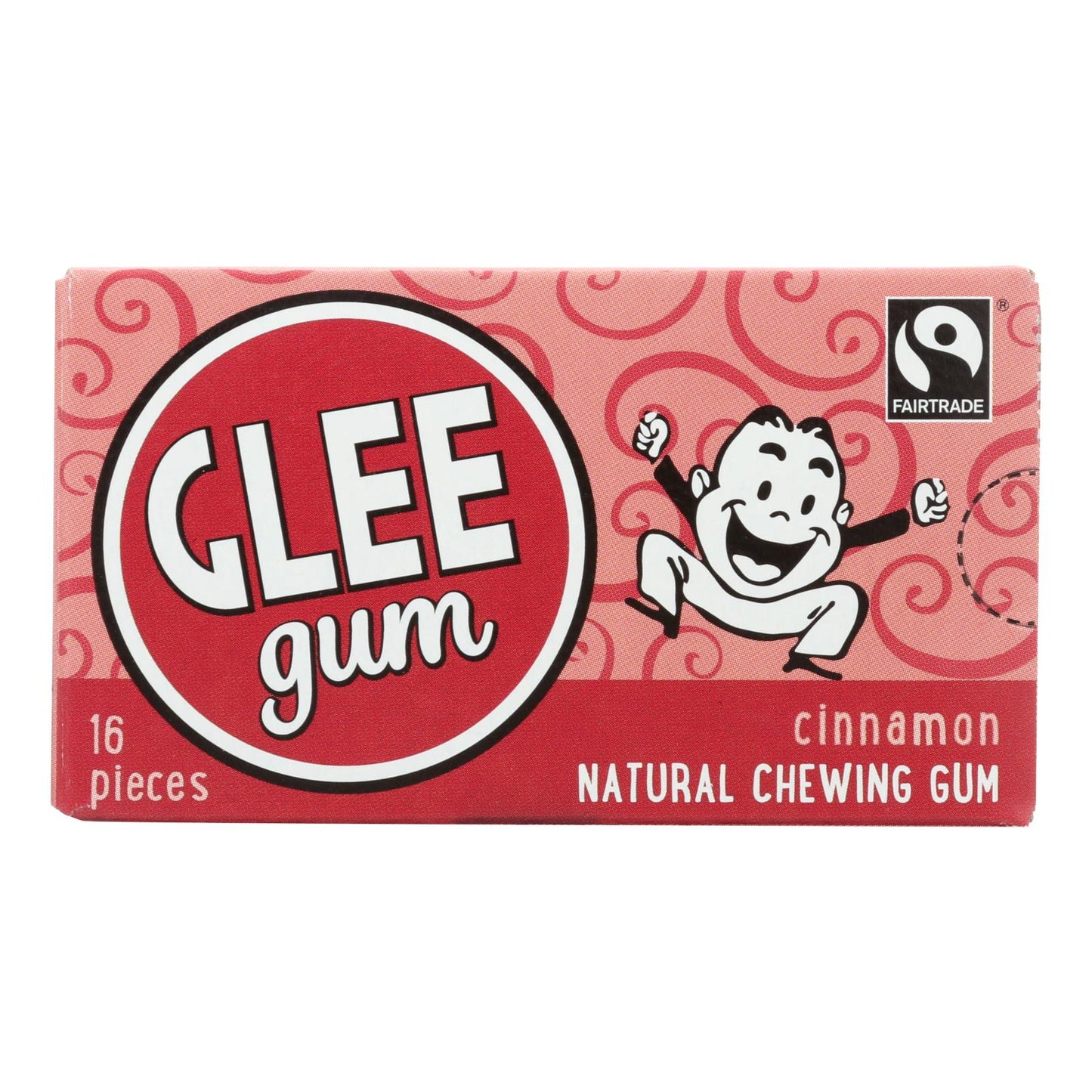 Glee Gum Chewing Gum - Cinnamon - Case Of 12 - 16 Pieces