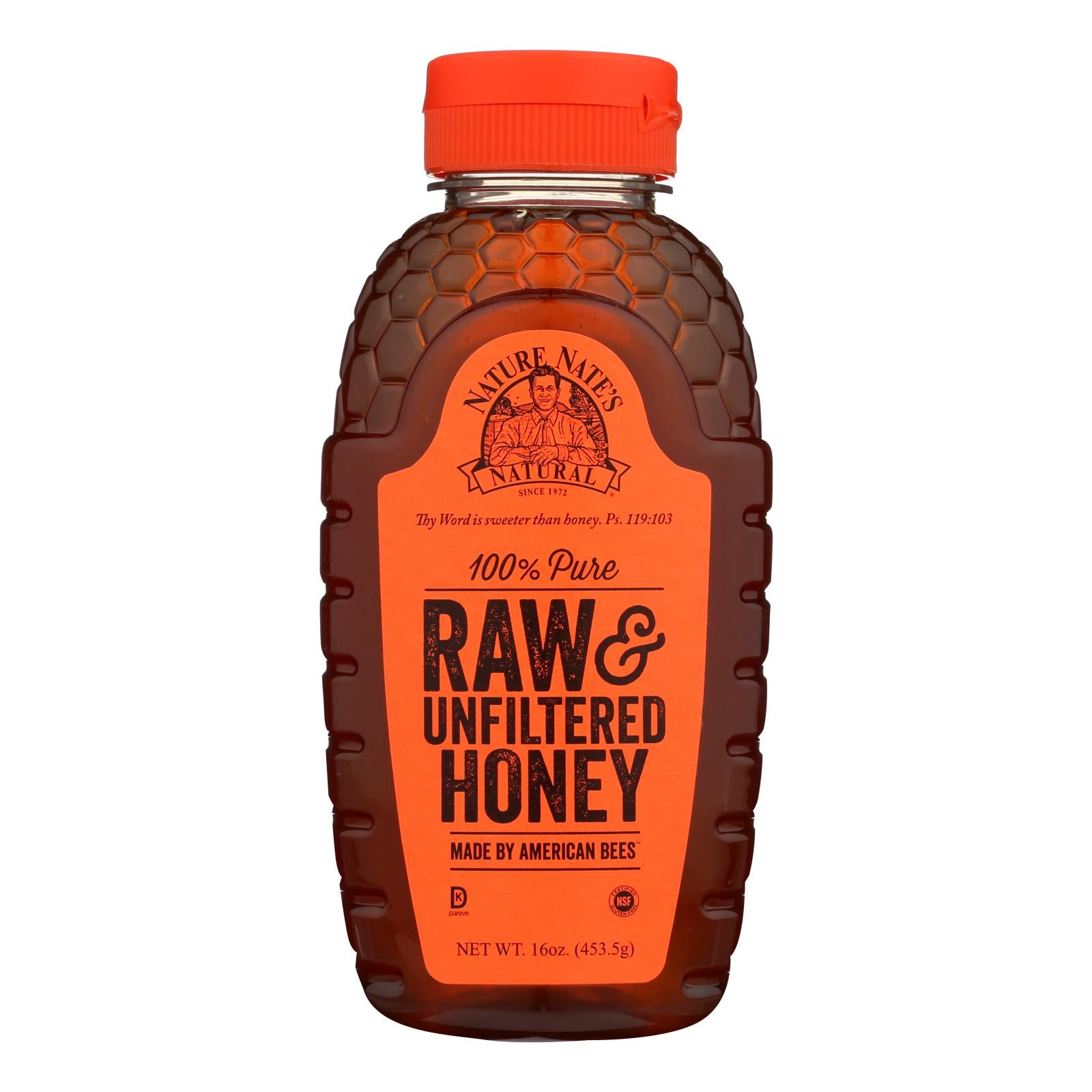 Nature Nate's Raw & Unfiltered Honey - Case Of 6 - 16 Oz