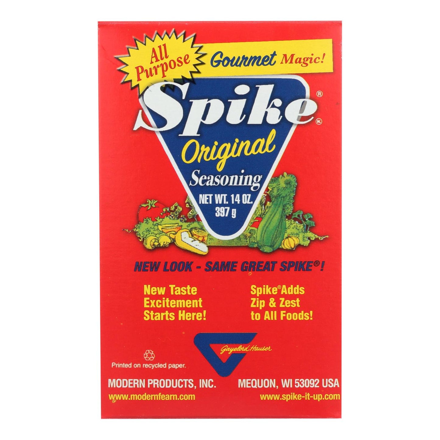 Modern Products Spike Gourmet Natural Seasoning - Original Magic - Box - 14 Oz