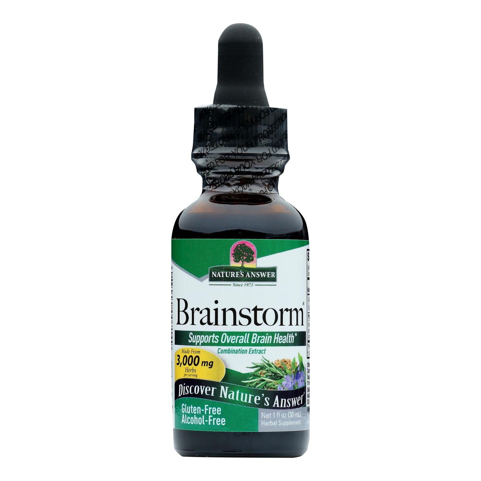 Nature's Answer - Brainstorm Alcohol Free - 1 Fl Oz