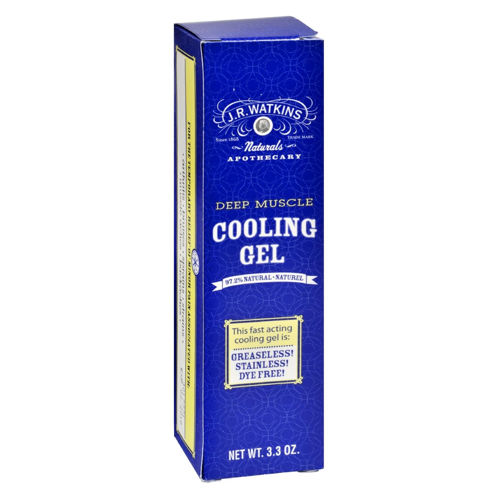 J.r. Watkins Muscle Cooling Gel - 3.3 Oz